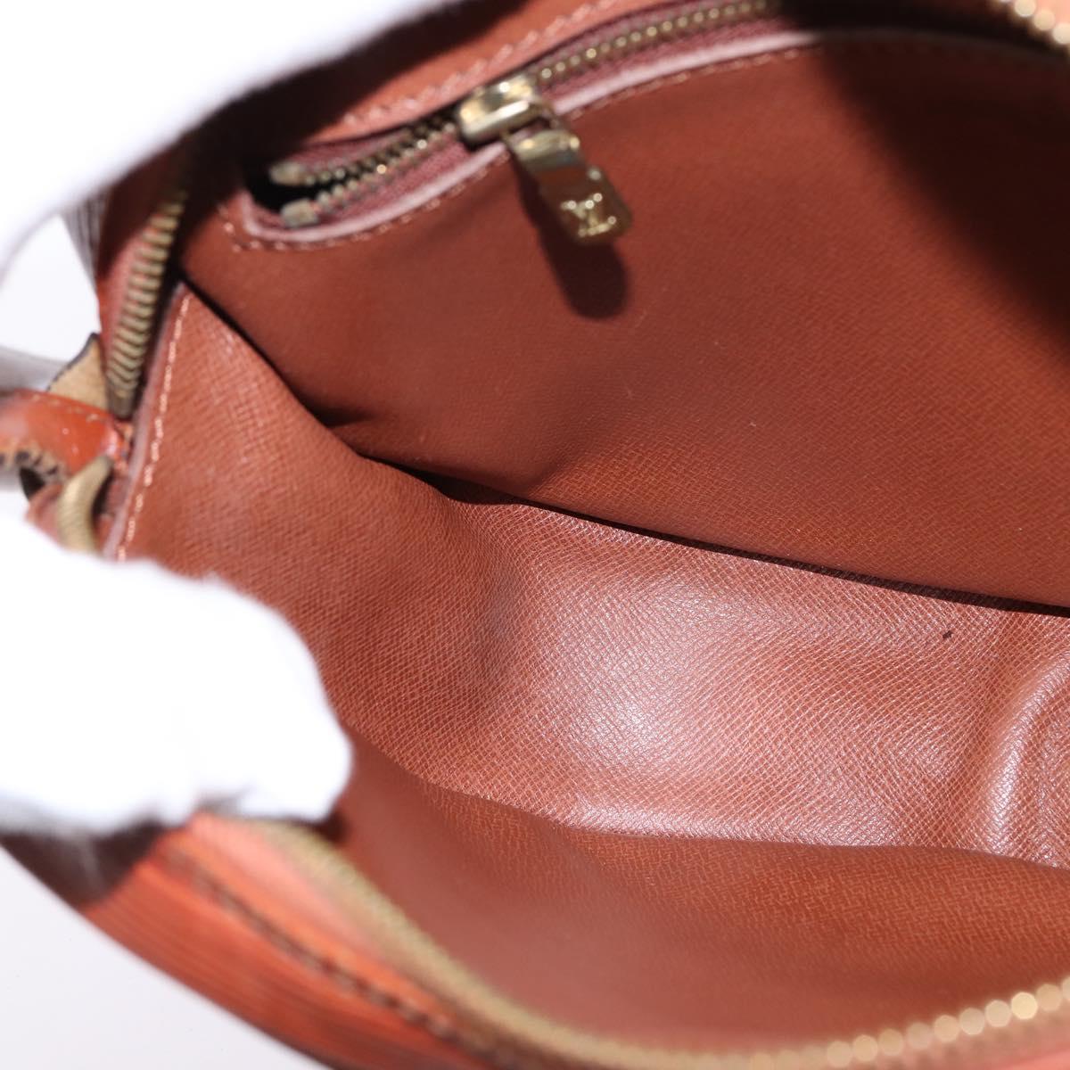 LOUIS VUITTON Epi Jeune Fille MM Shoulder Bag Brown M52153 LV Auth BA6343