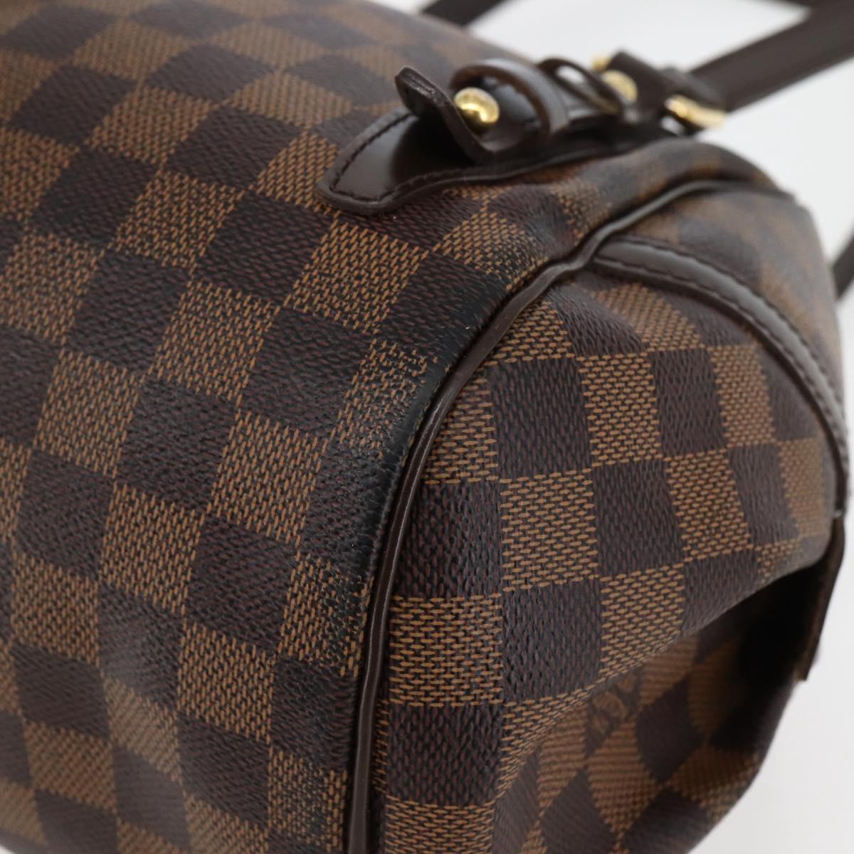 LOUIS VUITTON Damier Ebene Rivington PM Hand Bag N41157 LV Auth BA6346
