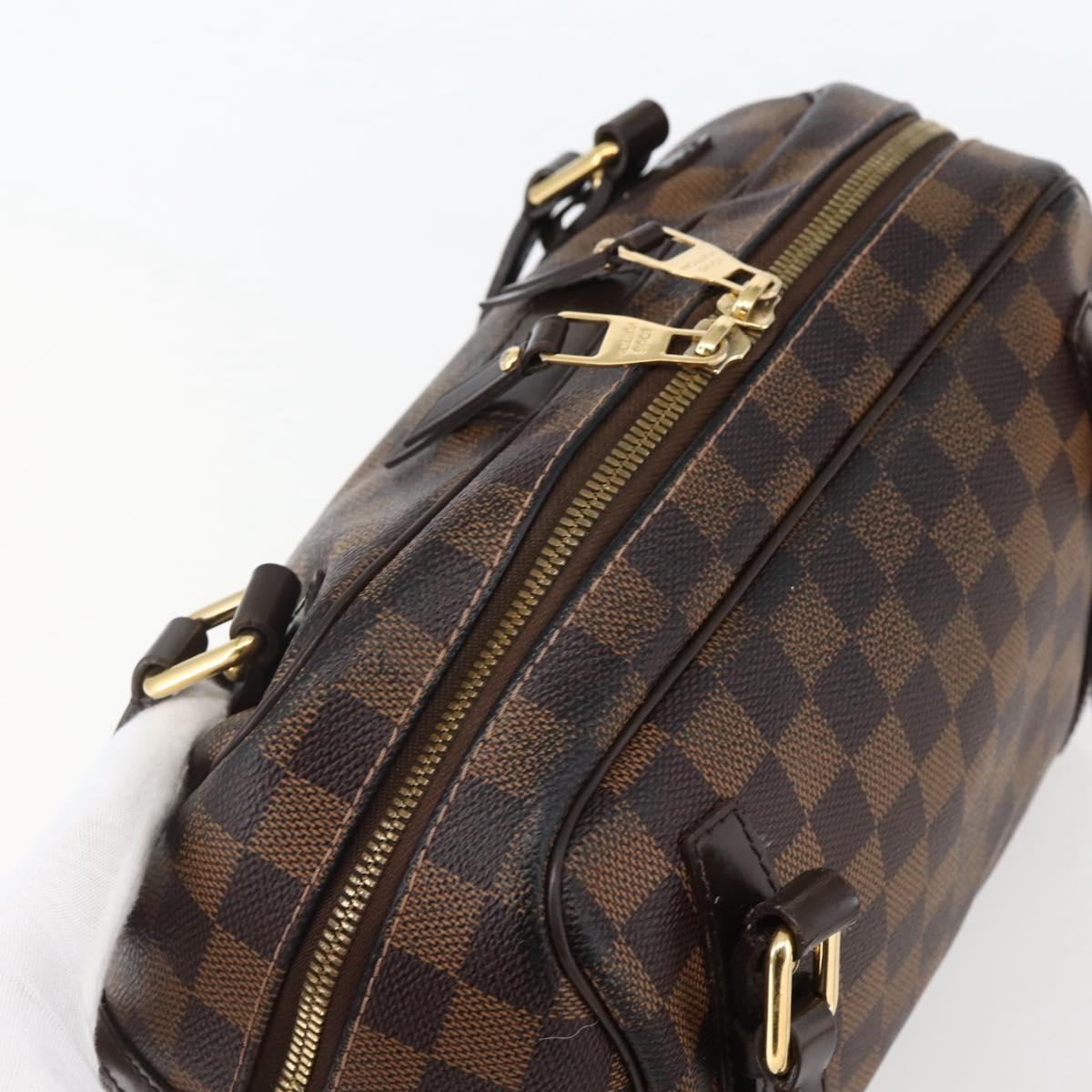 LOUIS VUITTON Damier Ebene Rivington PM Hand Bag N41157 LV Auth BA6346