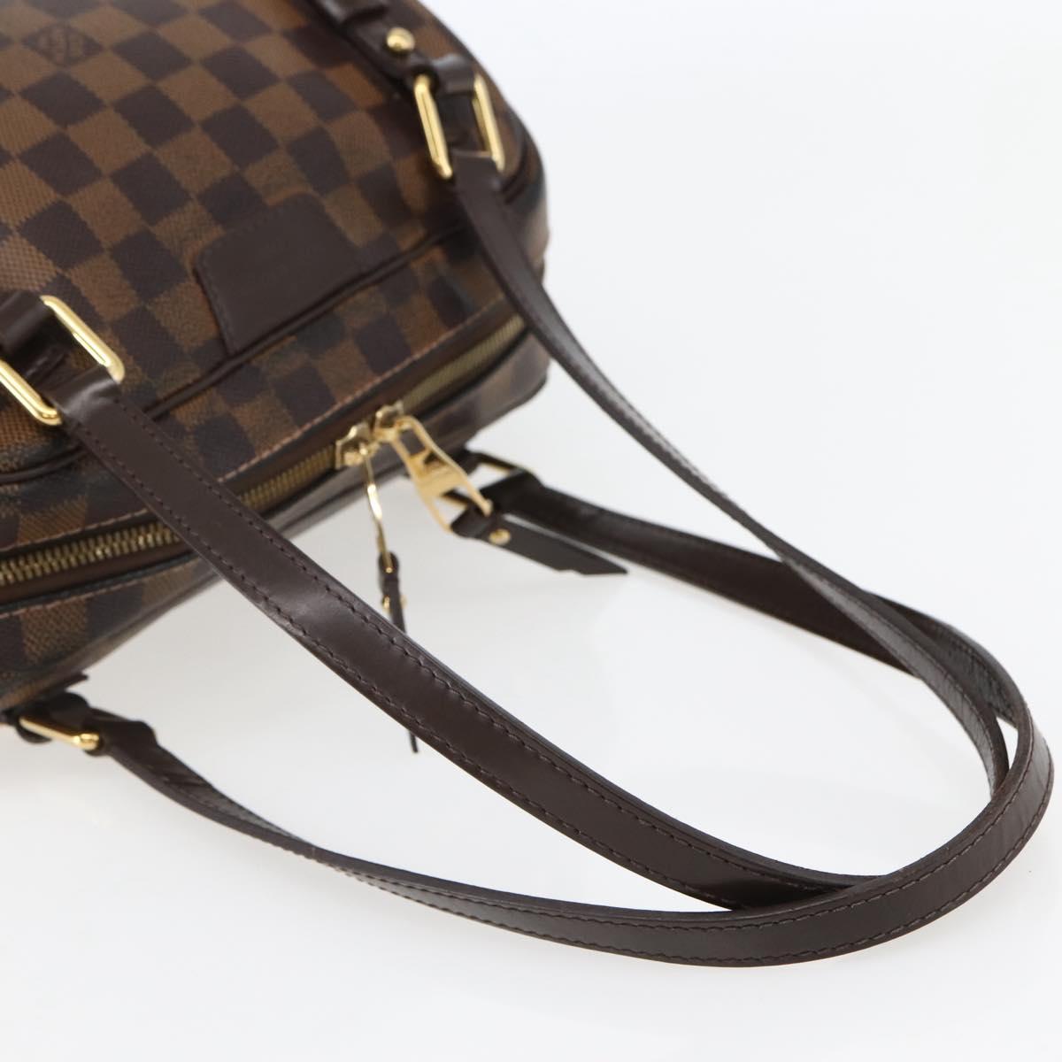 LOUIS VUITTON Damier Ebene Rivington PM Hand Bag N41157 LV Auth BA6346