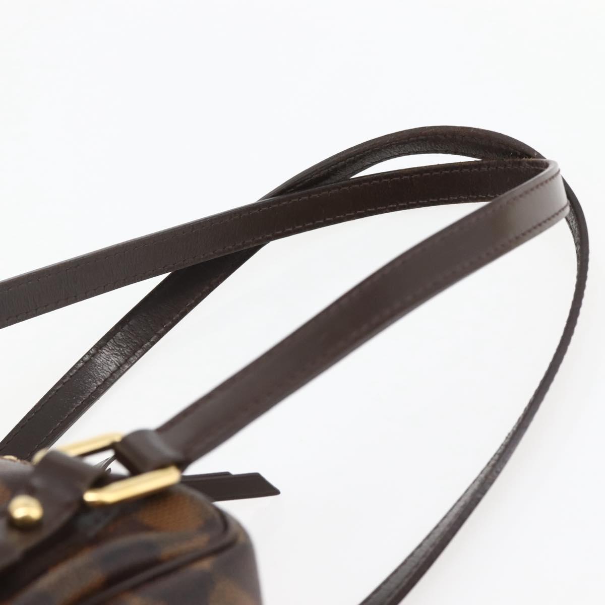 LOUIS VUITTON Damier Ebene Rivington PM Hand Bag N41157 LV Auth BA6346