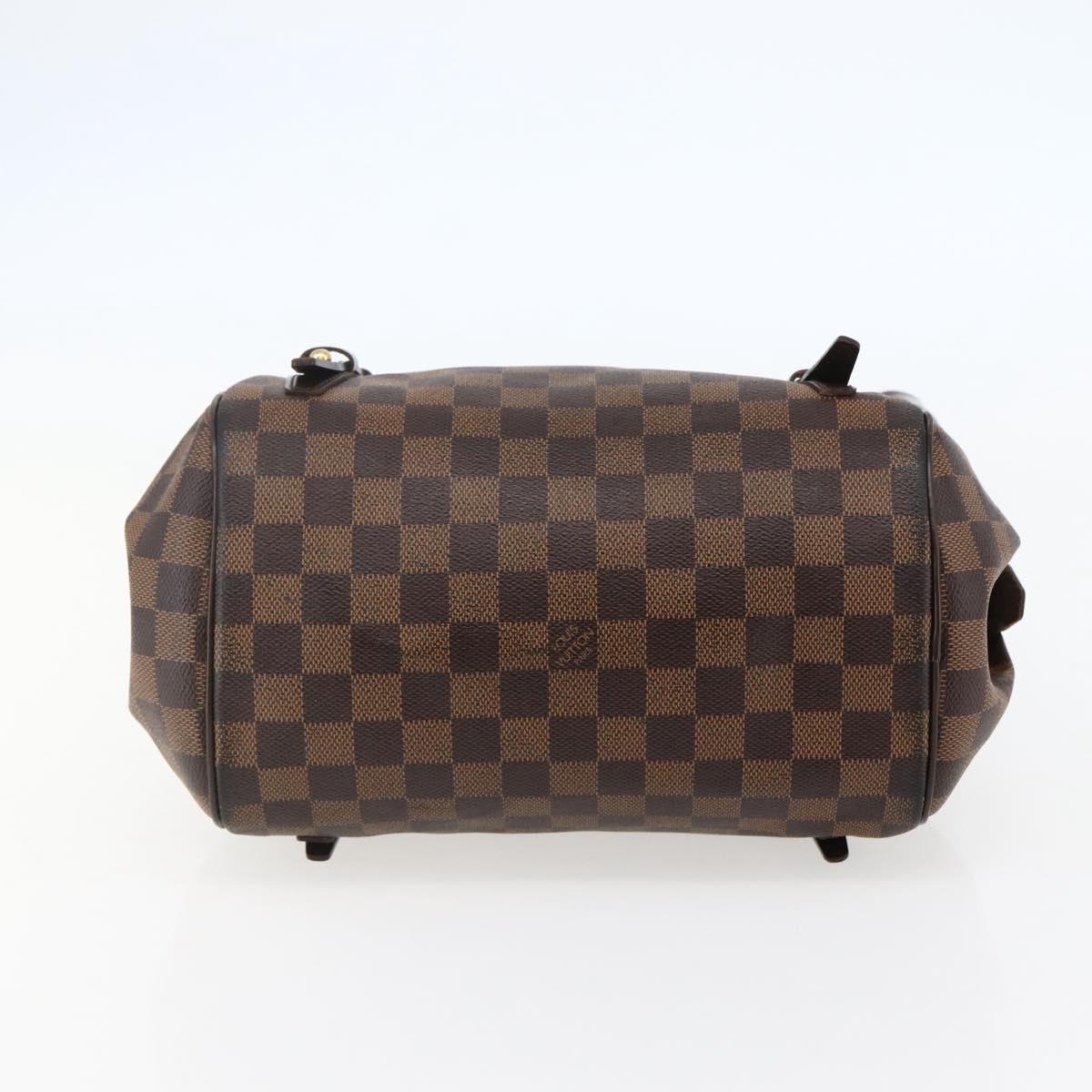 LOUIS VUITTON Damier Ebene Rivington PM Hand Bag N41157 LV Auth BA6346
