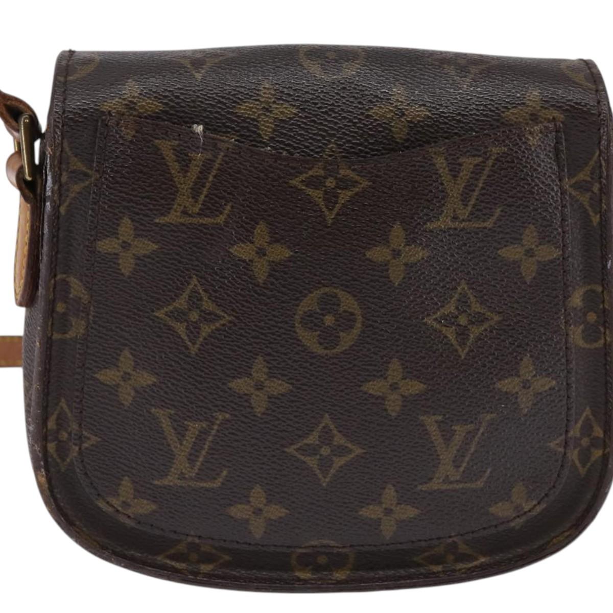 LOUIS VUITTON Monogram Saint Cloud PM Shoulder Bag M51244 LV Auth BA6349