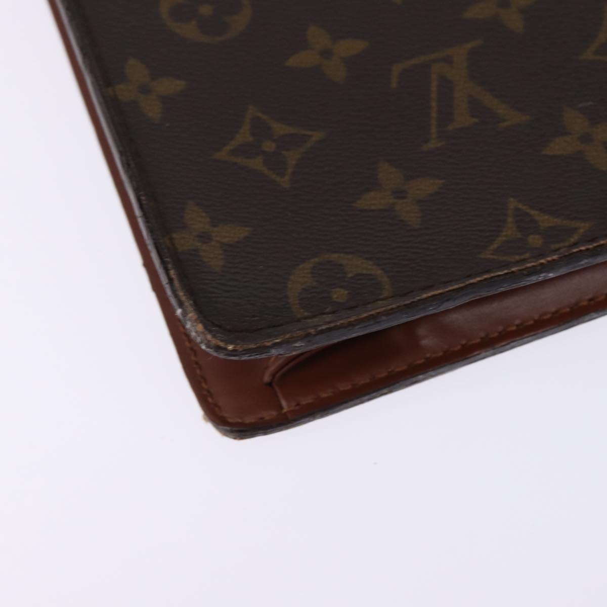 LOUIS VUITTON Monogram Porte Documents Bandouliere Bag M53338 Auth BA6351