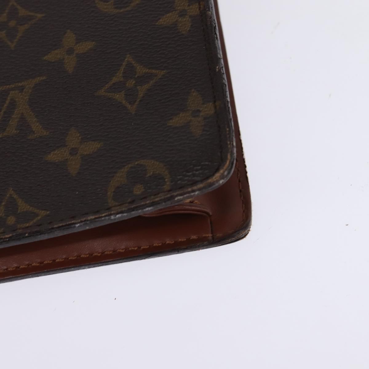 LOUIS VUITTON Monogram Porte Documents Bandouliere Bag M53338 Auth BA6351