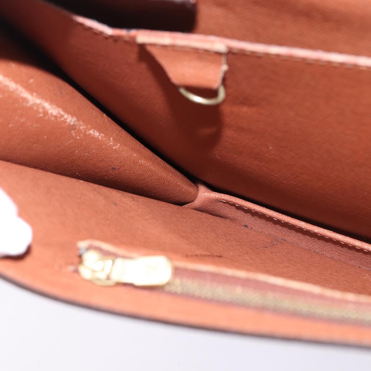 LOUIS VUITTON Monogram Porte Documents Bandouliere Bag M53338 Auth BA6351