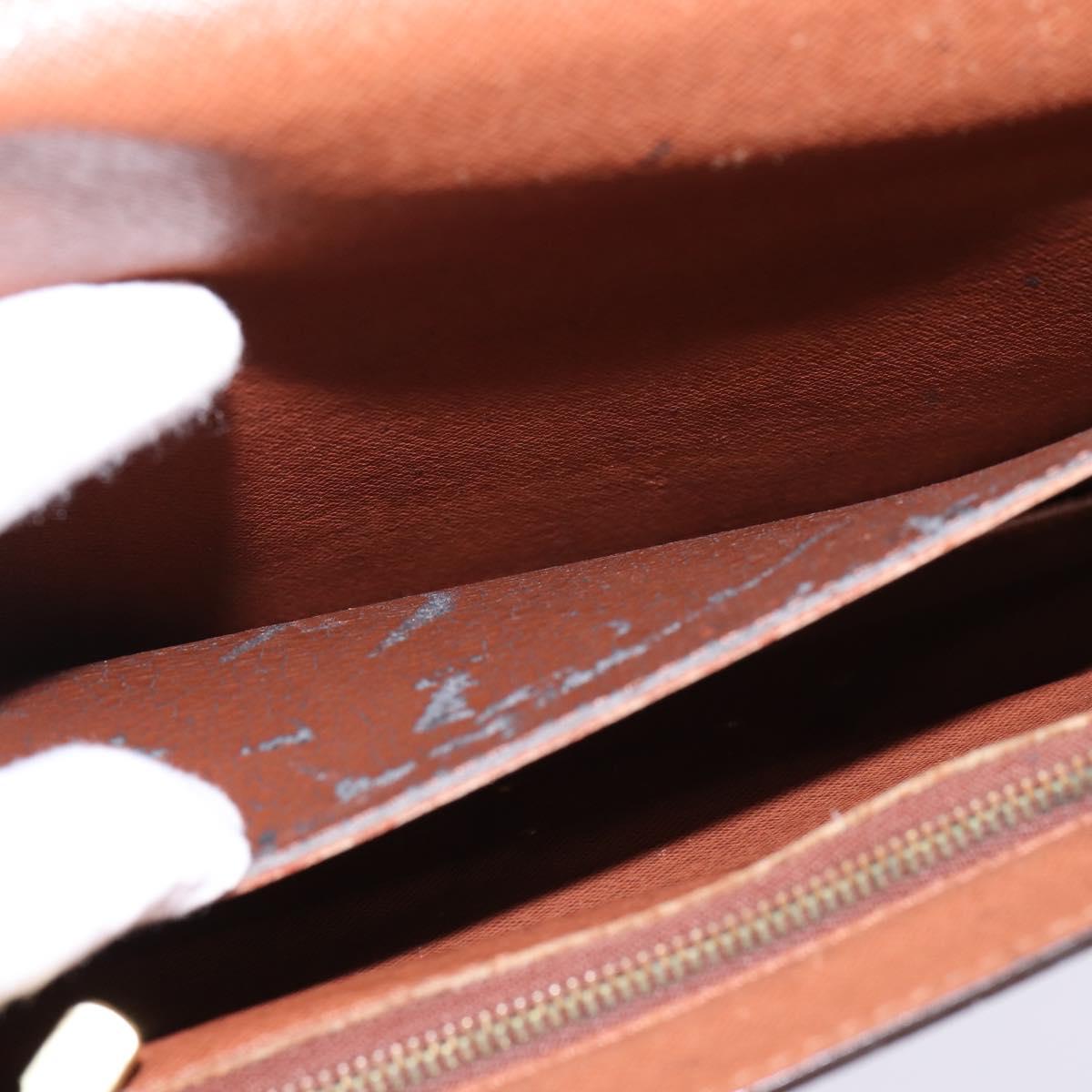 LOUIS VUITTON Monogram Porte Documents Bandouliere Bag M53338 Auth BA6351