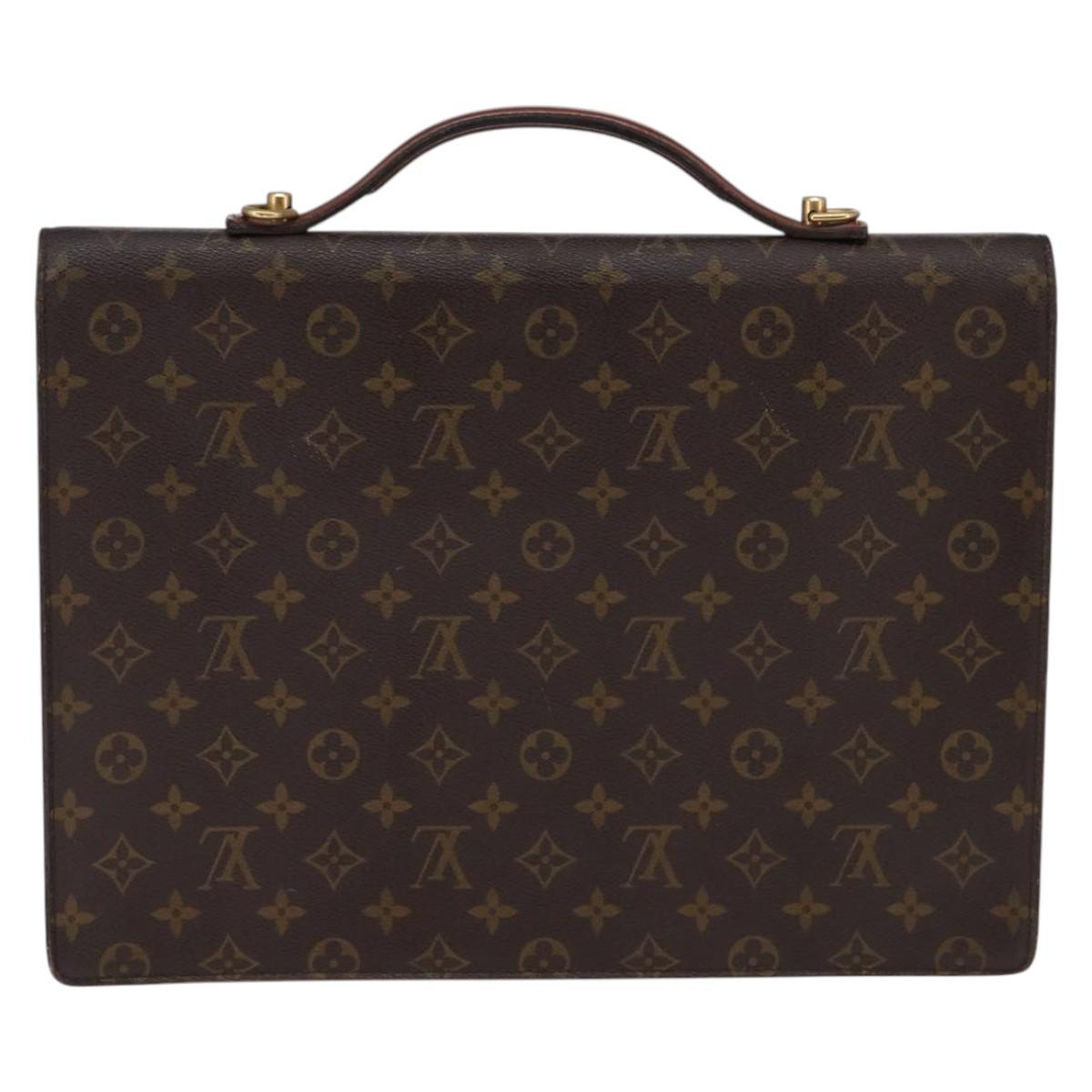 LOUIS VUITTON Monogram Porte Documents Bandouliere Bag M53338 Auth BA6351