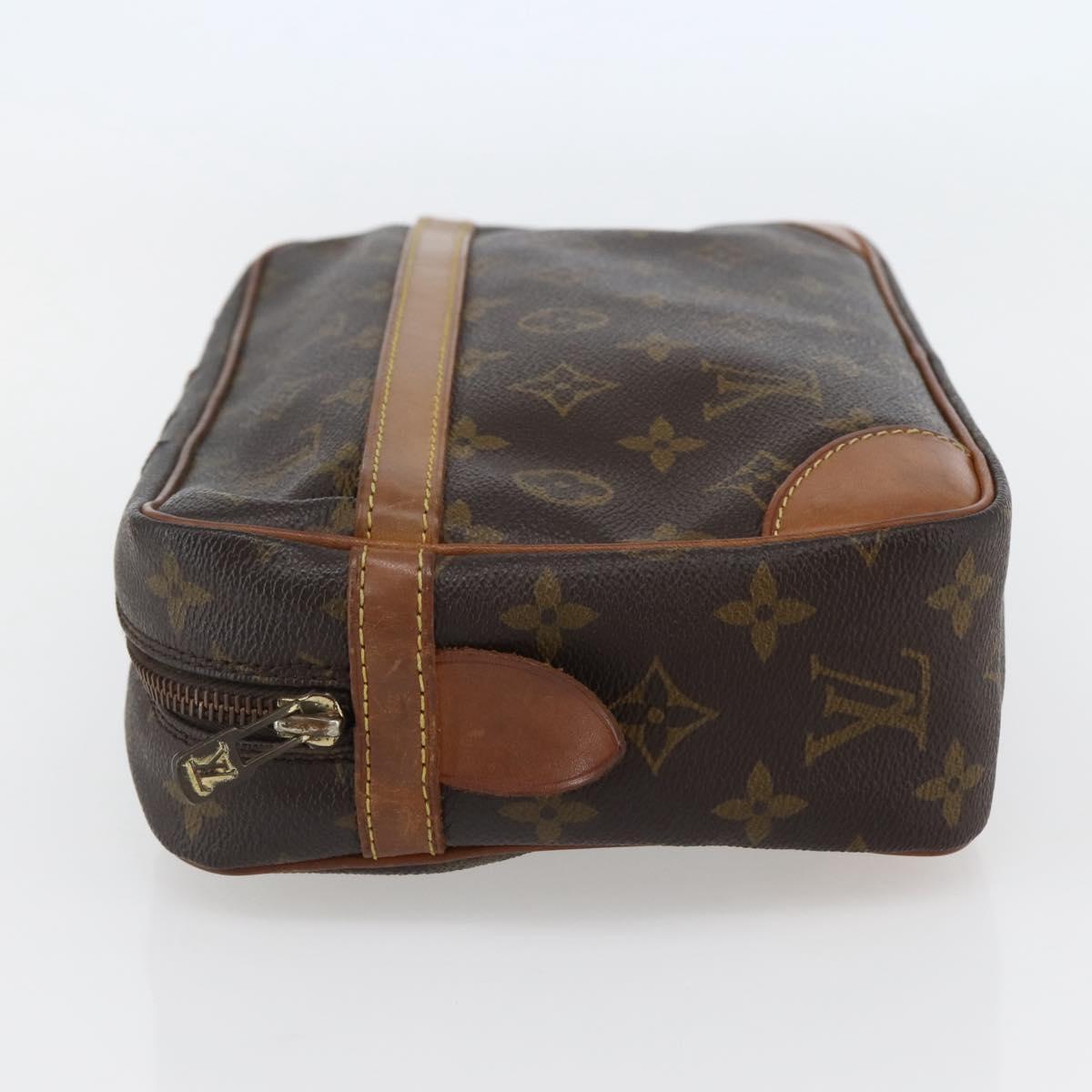 LOUIS VUITTON Monogram Compiegne 28 Clutch Bag M51845 LV Auth BA6352