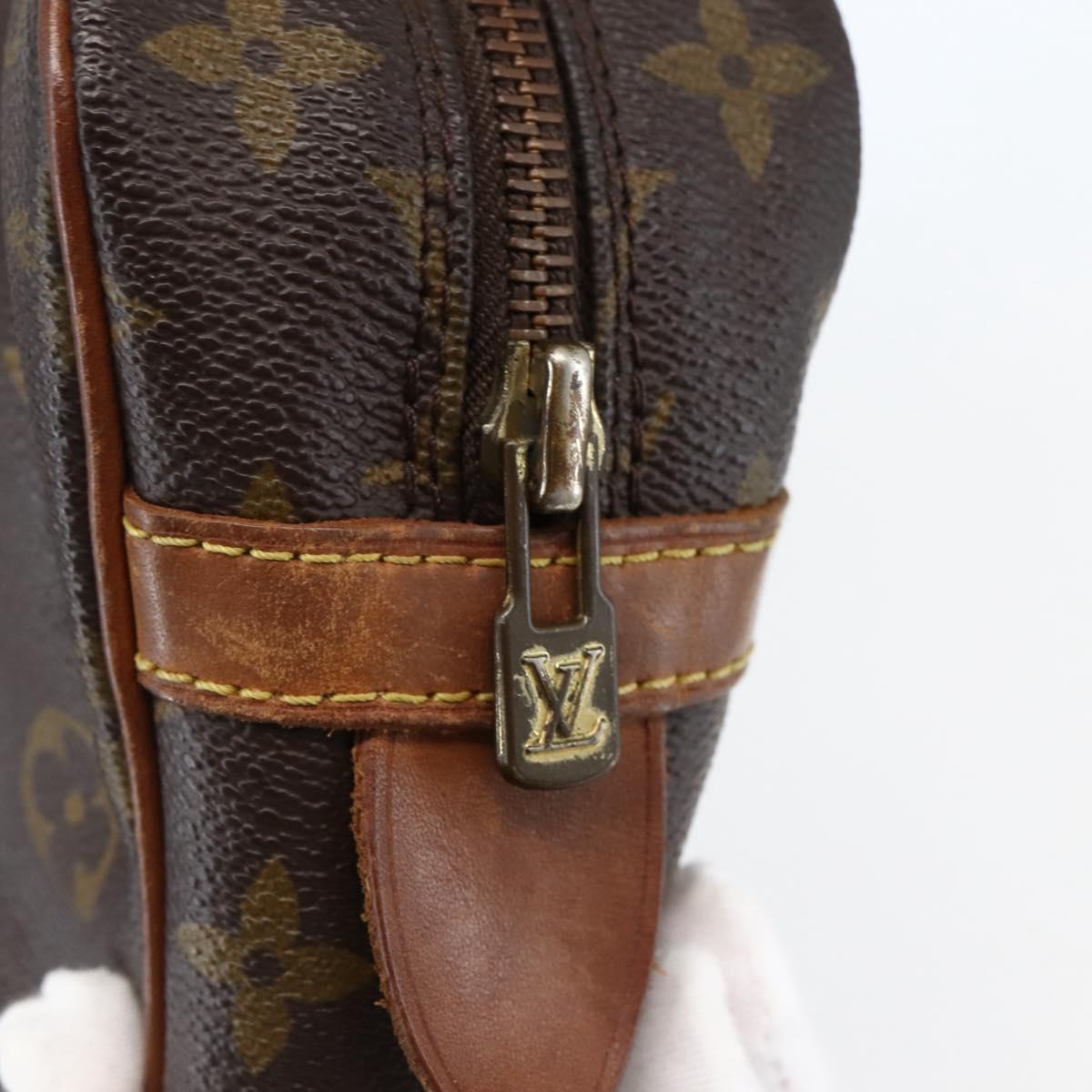 LOUIS VUITTON Monogram Compiegne 28 Clutch Bag M51845 LV Auth BA6352