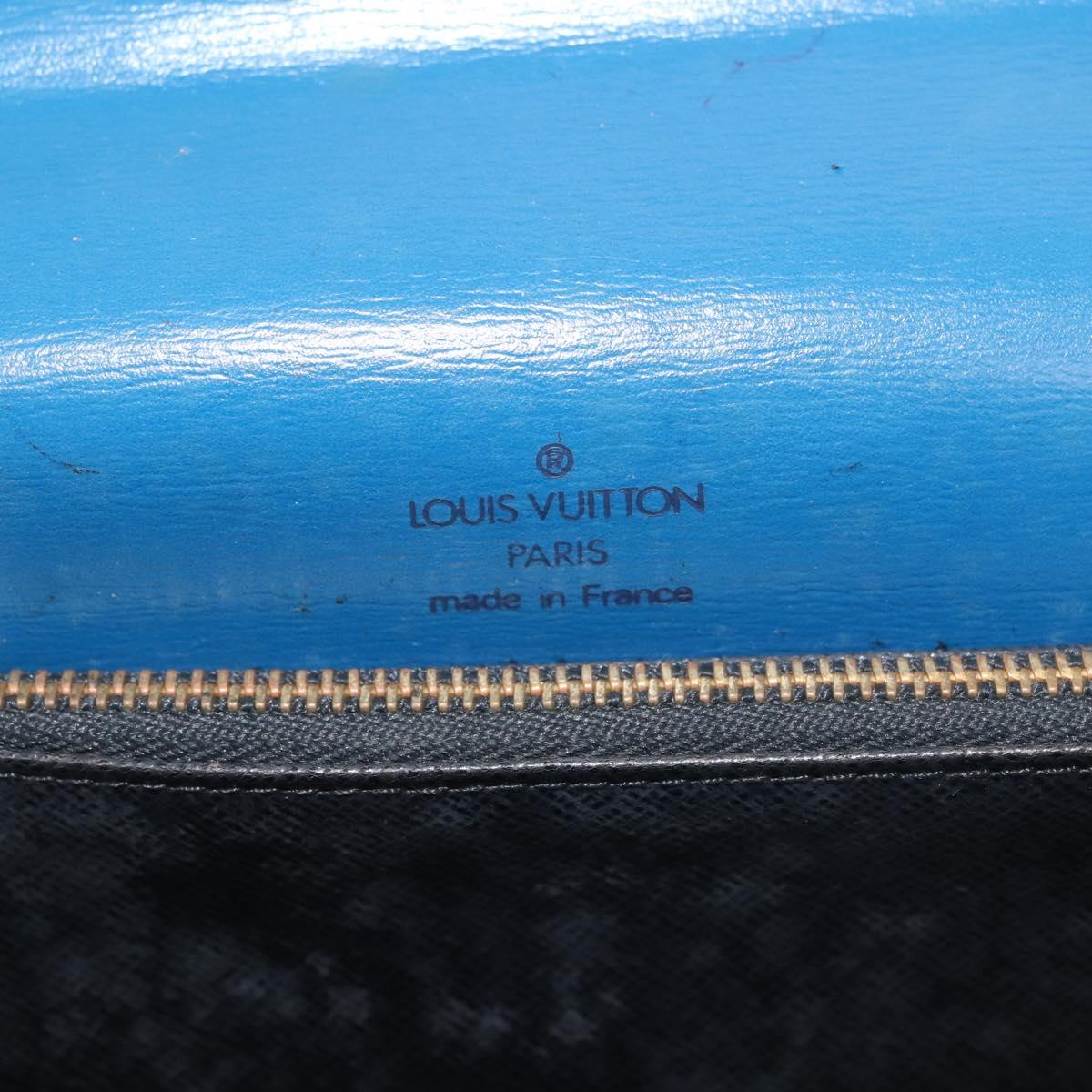 LOUIS VUITTON Epi Concorde Hand Bag Blue M52135 LV Auth BA6353