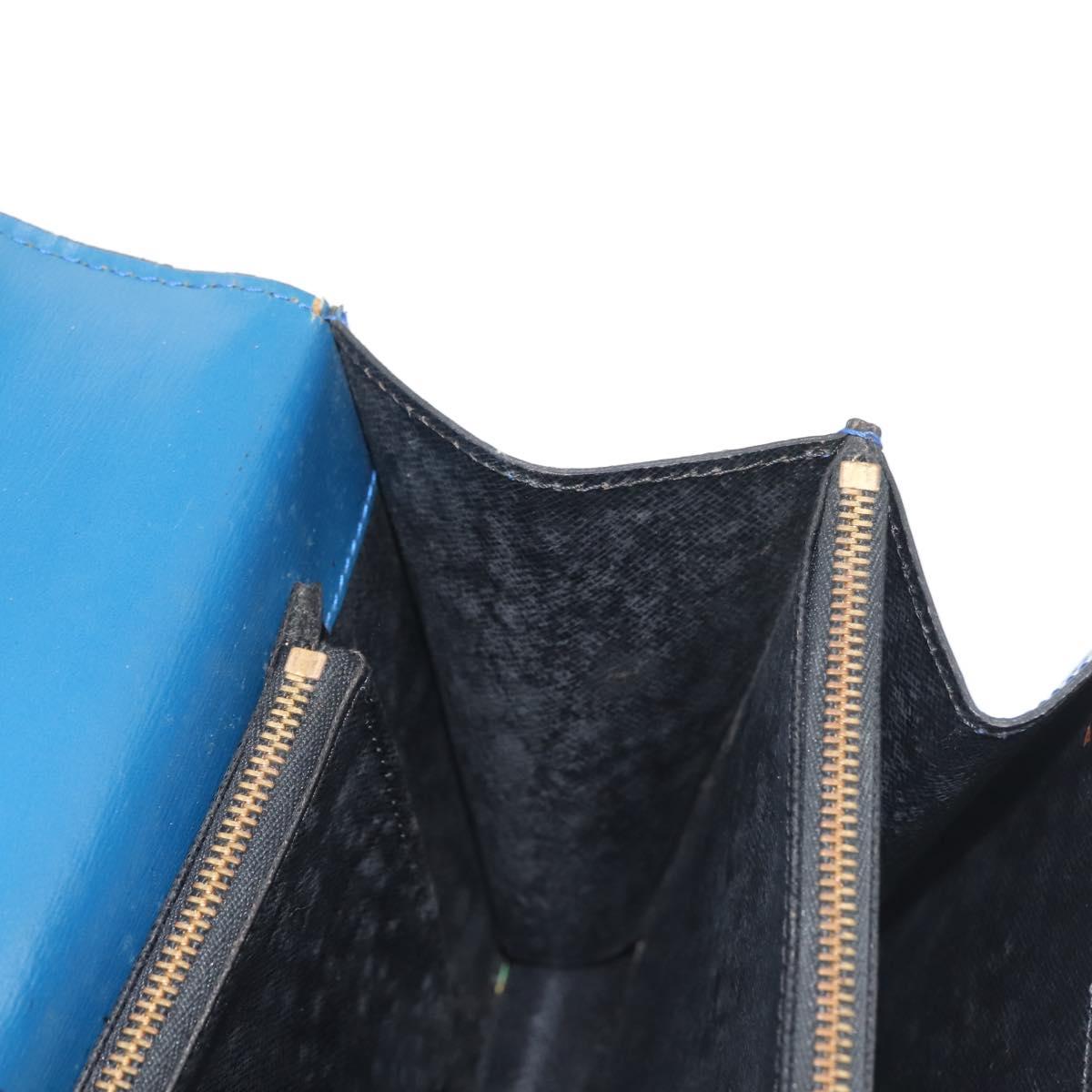 LOUIS VUITTON Epi Concorde Hand Bag Blue M52135 LV Auth BA6353