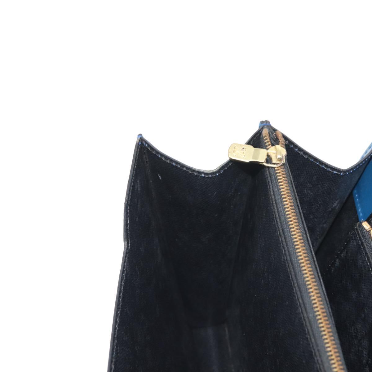 LOUIS VUITTON Epi Concorde Hand Bag Blue M52135 LV Auth BA6353