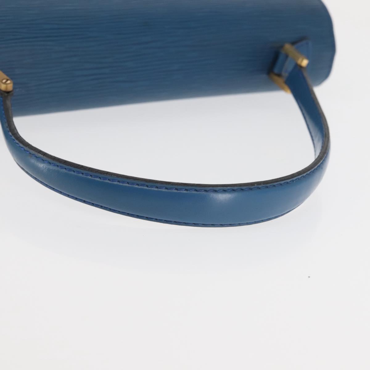 LOUIS VUITTON Epi Concorde Hand Bag Blue M52135 LV Auth BA6353