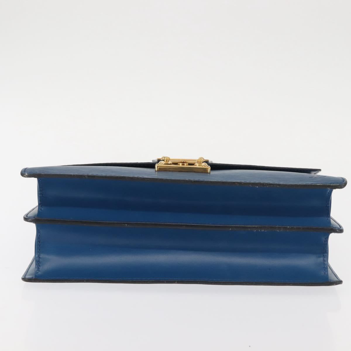 LOUIS VUITTON Epi Concorde Hand Bag Blue M52135 LV Auth BA6353