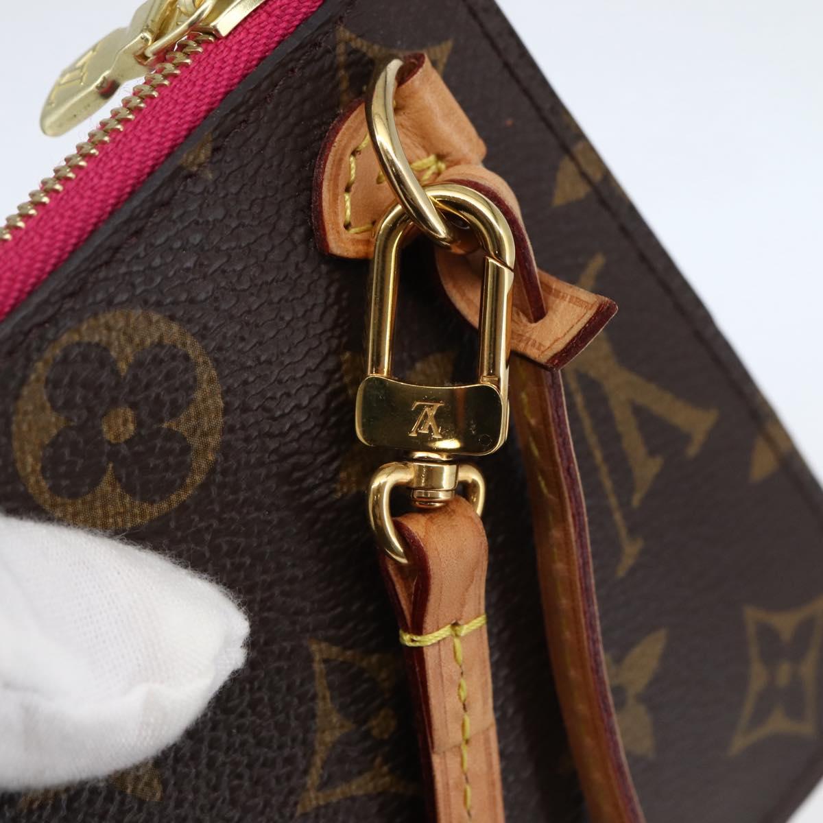 LOUIS VUITTON Monogram Neverfull PM Pouch LV Auth BA6354