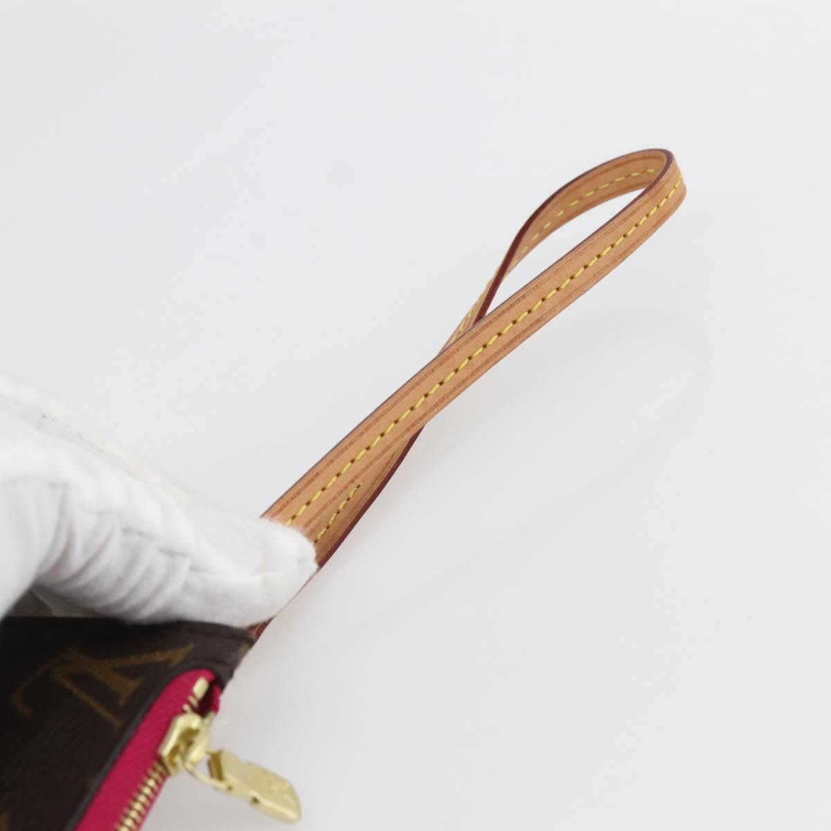 LOUIS VUITTON Monogram Neverfull PM Pouch LV Auth BA6354
