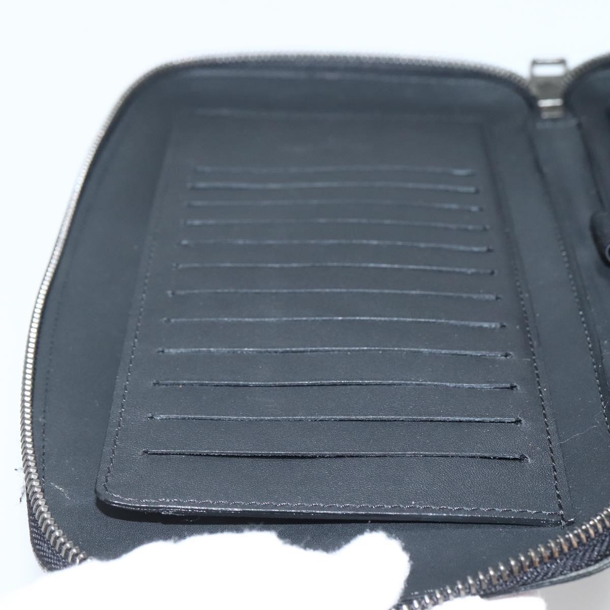 LOUIS VUITTON Damier Infini Organizer Atholl Bag Black N41382 LV Auth BA6356