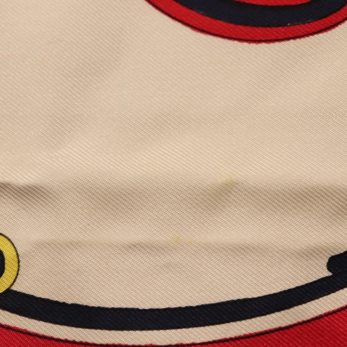 HERMES Carre 90 Scarf ""WASHINGTON'S CARRIAGE"" Silk Navy Auth BA6382