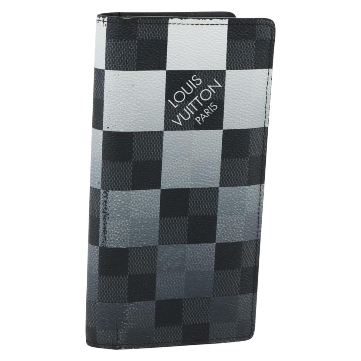 LOUIS VUITTON Damier Graphite Giant Portefeuille Blaza NM N40415 Auth BA6385