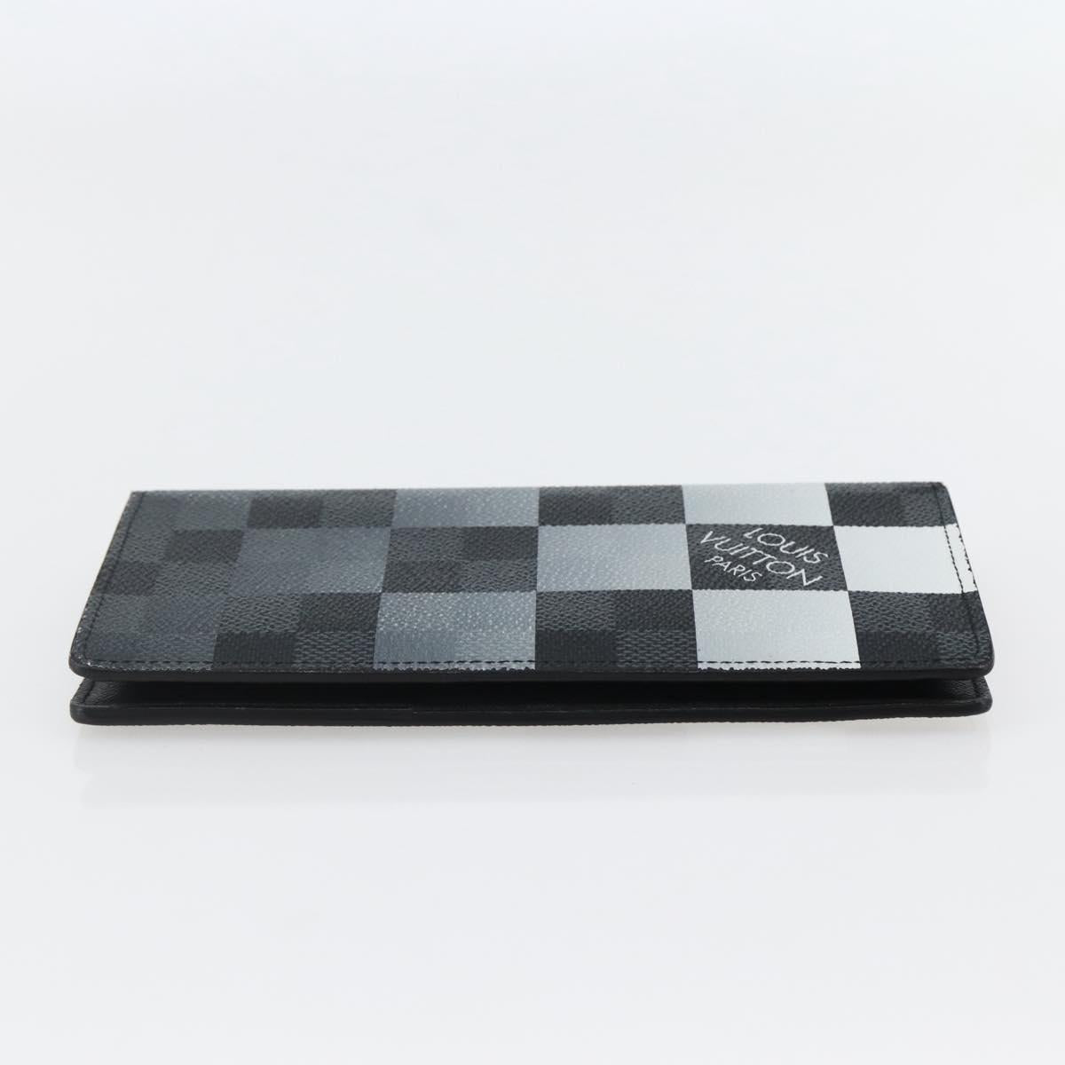 LOUIS VUITTON Damier Graphite Giant Portefeuille Blaza NM N40415 Auth BA6385