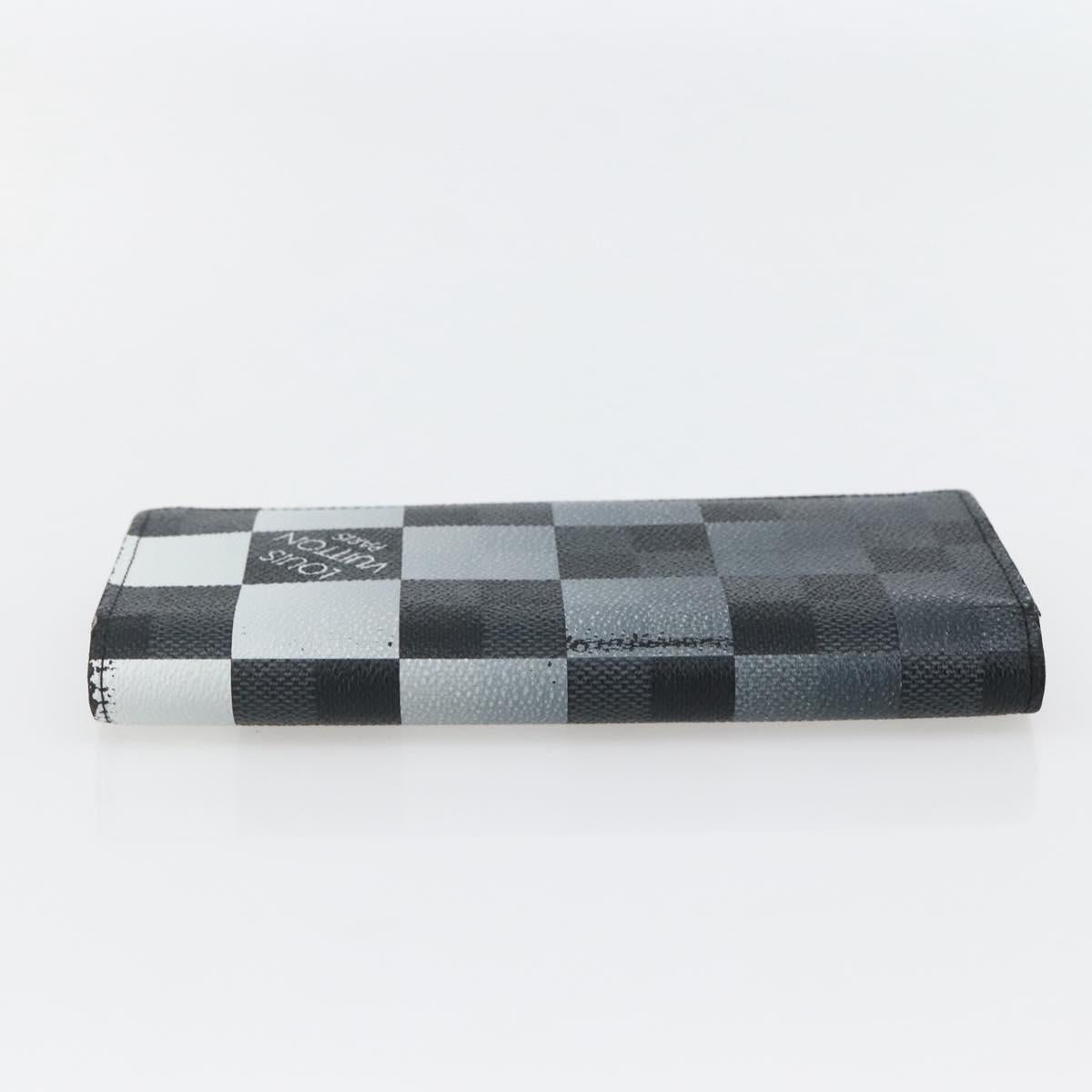 LOUIS VUITTON Damier Graphite Giant Portefeuille Blaza NM N40415 Auth BA6385