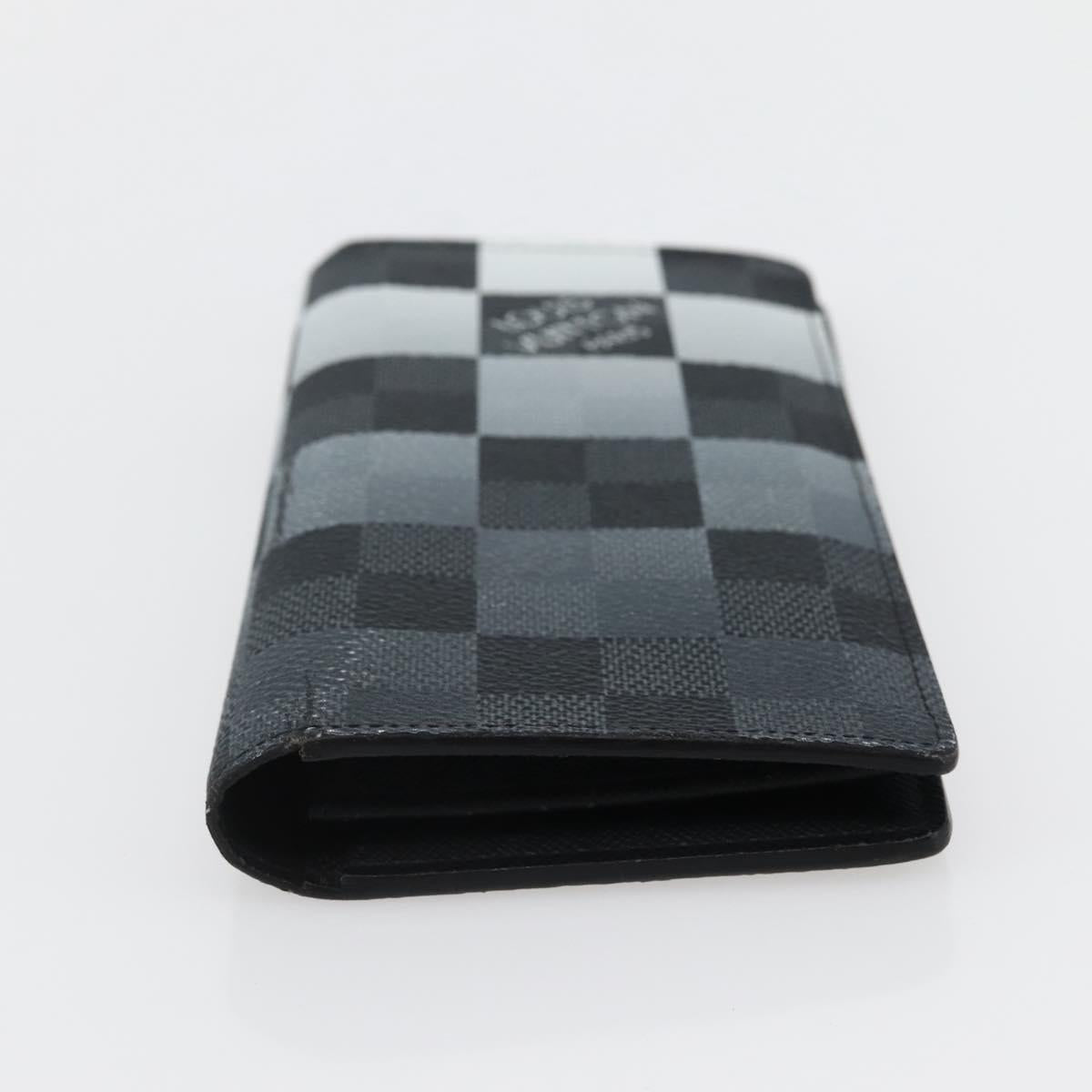 LOUIS VUITTON Damier Graphite Giant Portefeuille Blaza NM N40415 Auth BA6385