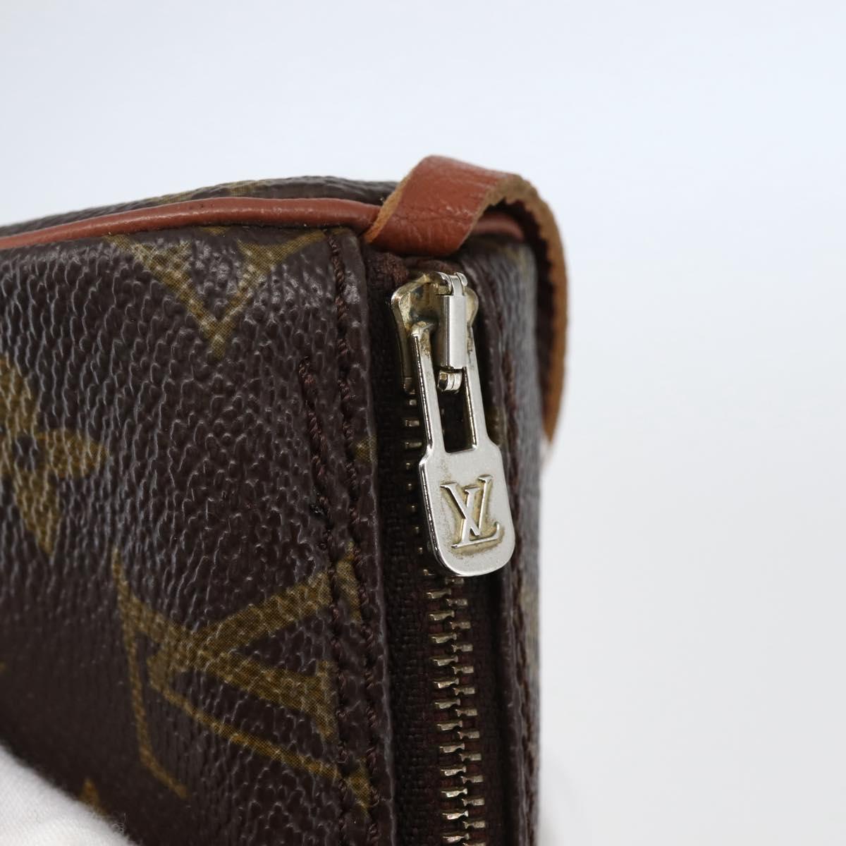 LOUIS VUITTON Monogram Papillon Pouch LV Auth BA6391