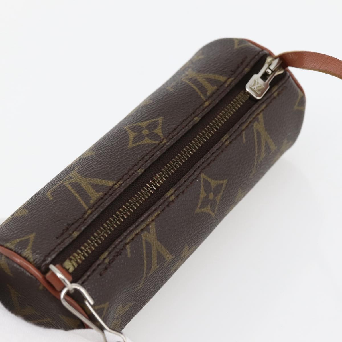 LOUIS VUITTON Monogram Papillon Pouch LV Auth BA6391