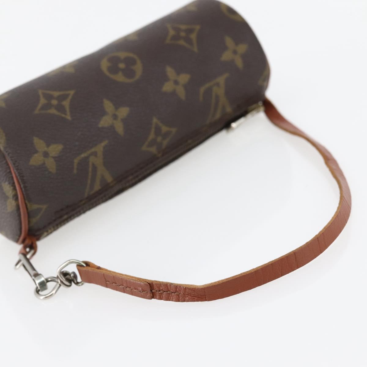 LOUIS VUITTON Monogram Papillon Pouch LV Auth BA6391