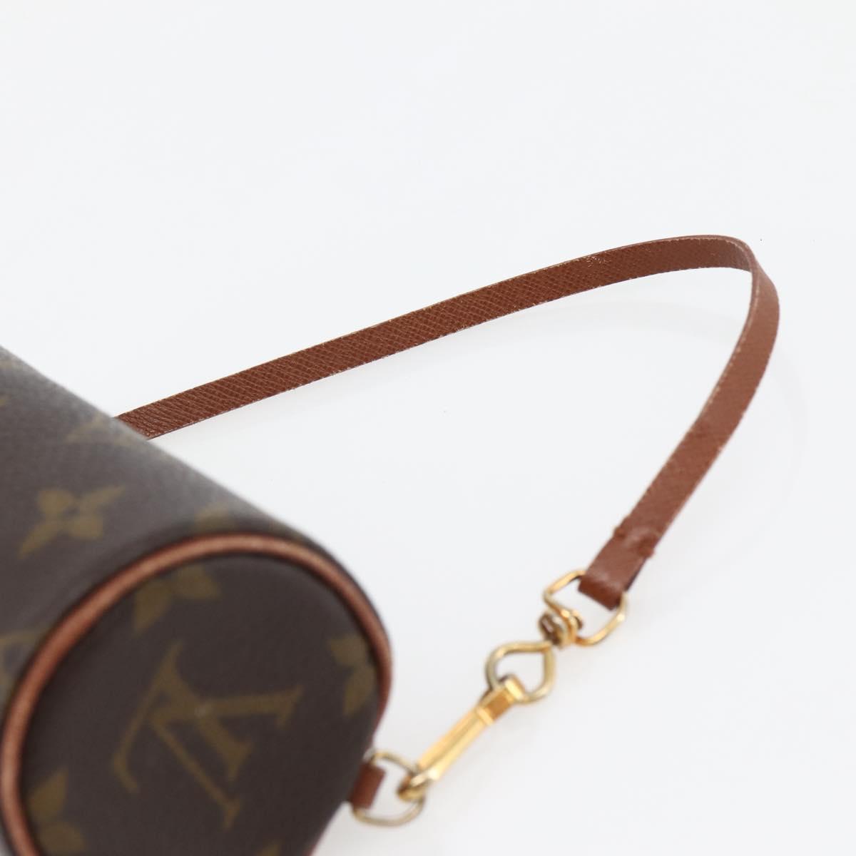 LOUIS VUITTON Monogram Papillon Pouch LV Auth BA6393