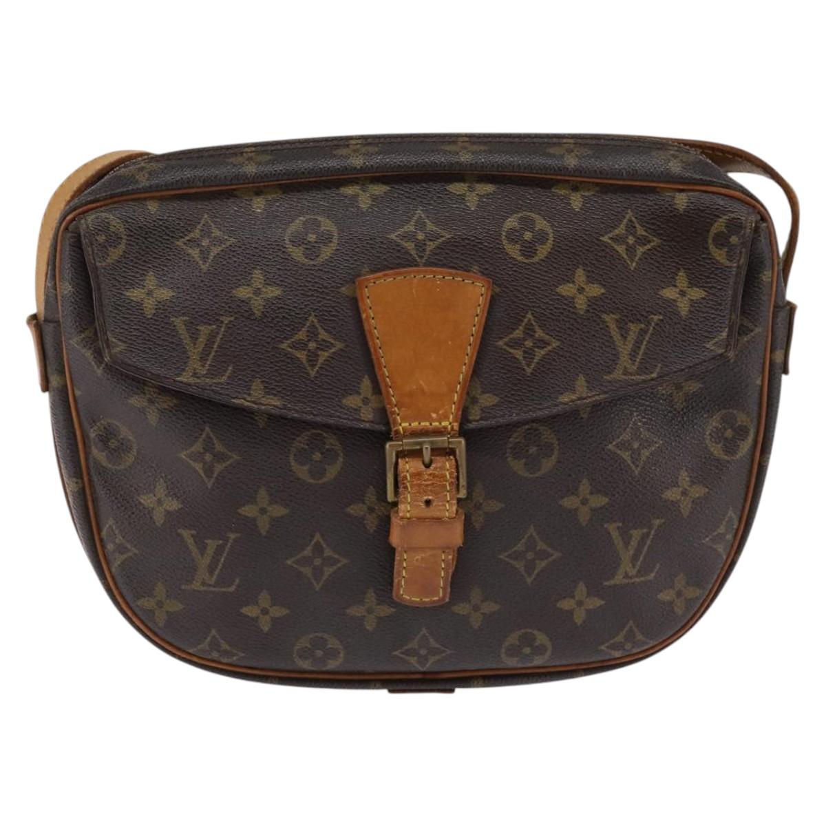LOUIS VUITTON Monogram Jeune Fille GM Shoulder Bag M51225 LV Auth BA6398