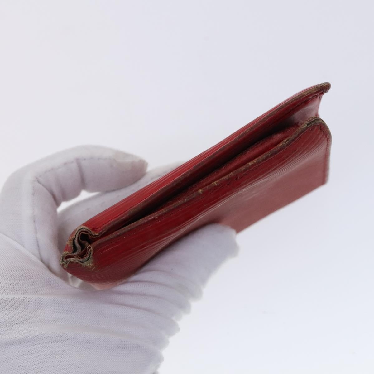 LOUIS VUITTON Epi Wallet 4Set Green Red yellow LV Auth BA640