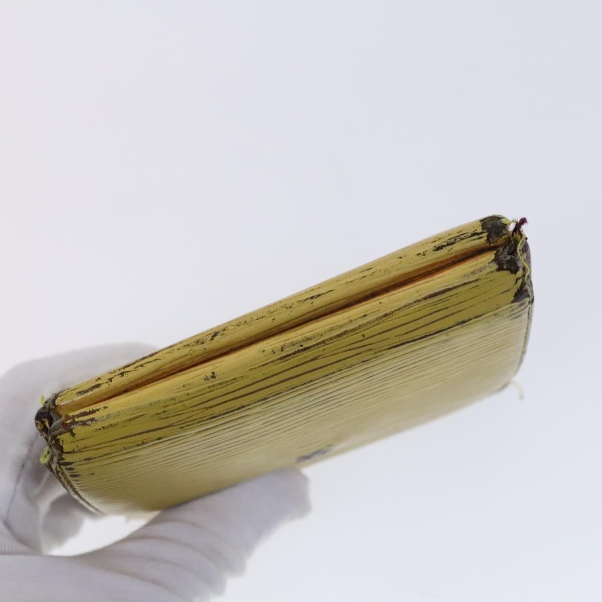 LOUIS VUITTON Epi Wallet 4Set Green Red yellow LV Auth BA640