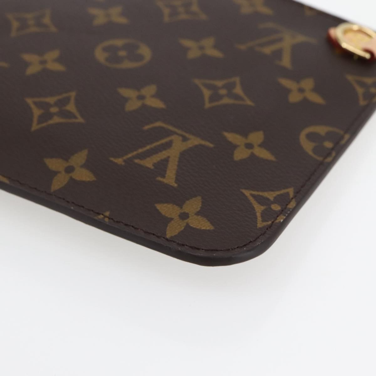 LOUIS VUITTON Monogram Neverfull MM Pouch Accessory Pouch LV Auth BA6400