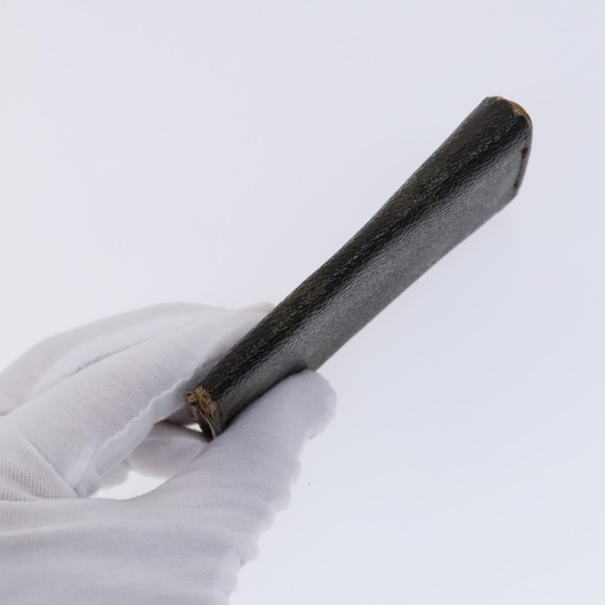 LOUIS VUITTON Monogram Epi Key Case 4Set Noir LV Auth BA641