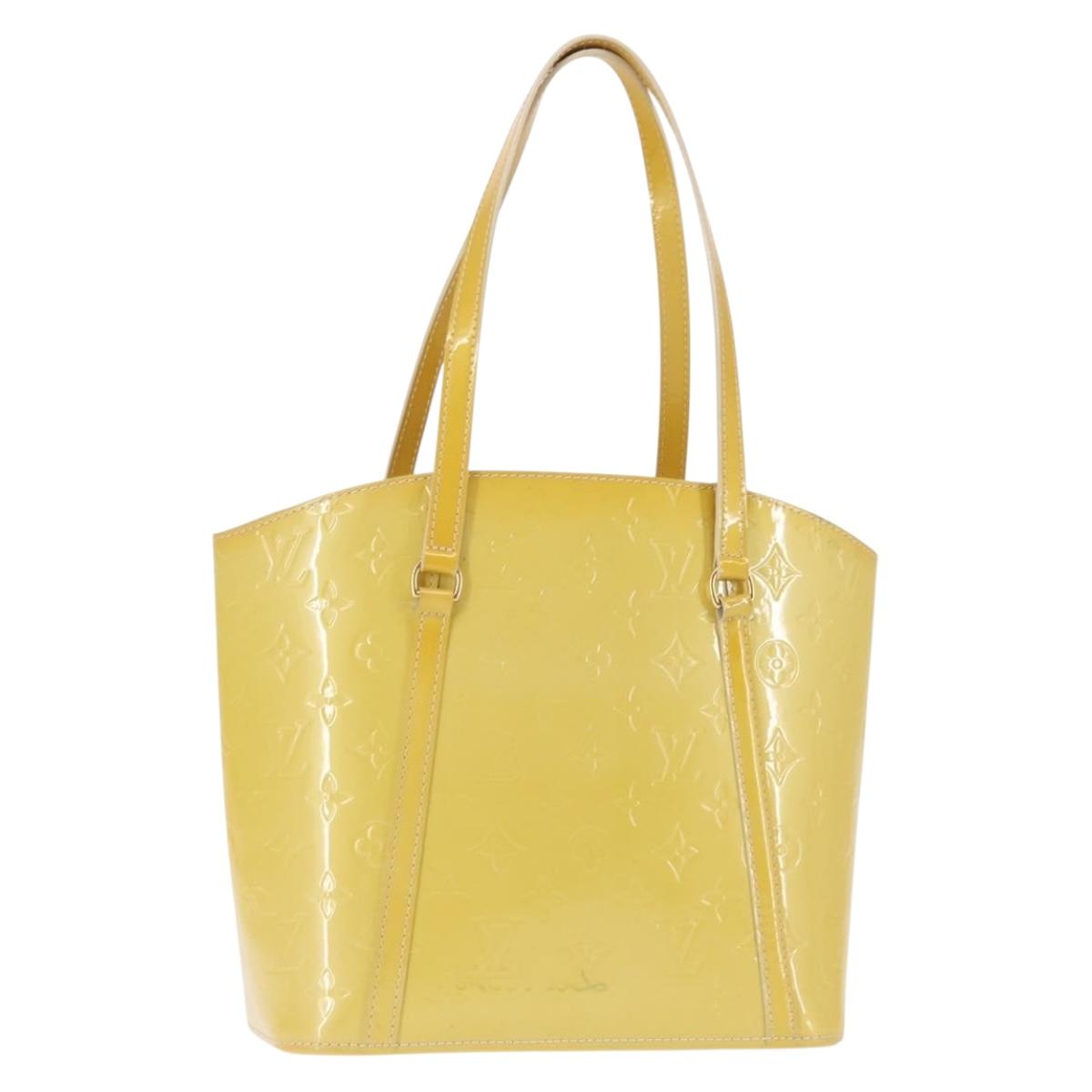 LOUIS VUITTON Monogram Vernis Avalon MM Tote Bag Broncorail M91743 Auth BA6410