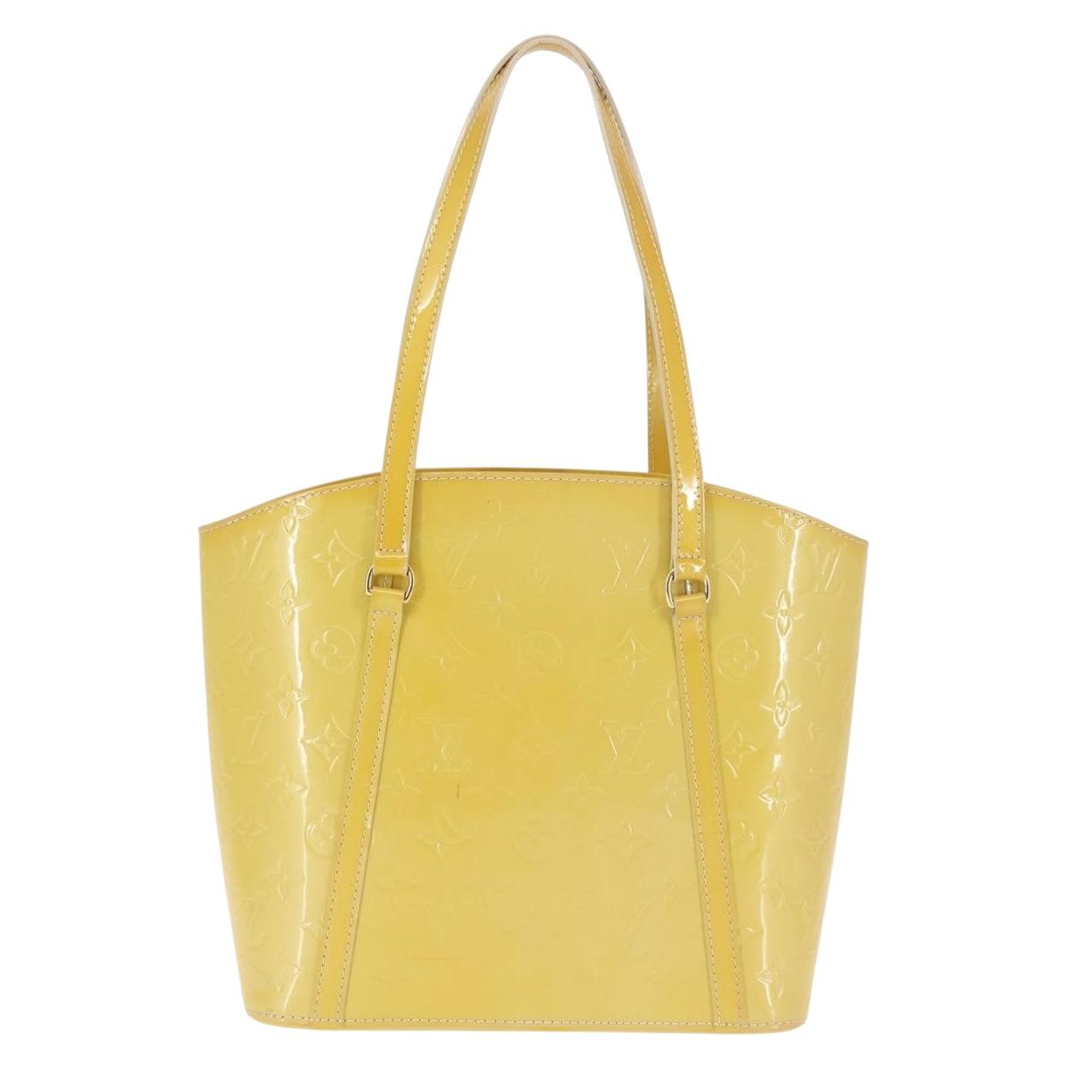 LOUIS VUITTON Monogram Vernis Avalon MM Tote Bag Broncorail M91743 Auth BA6410