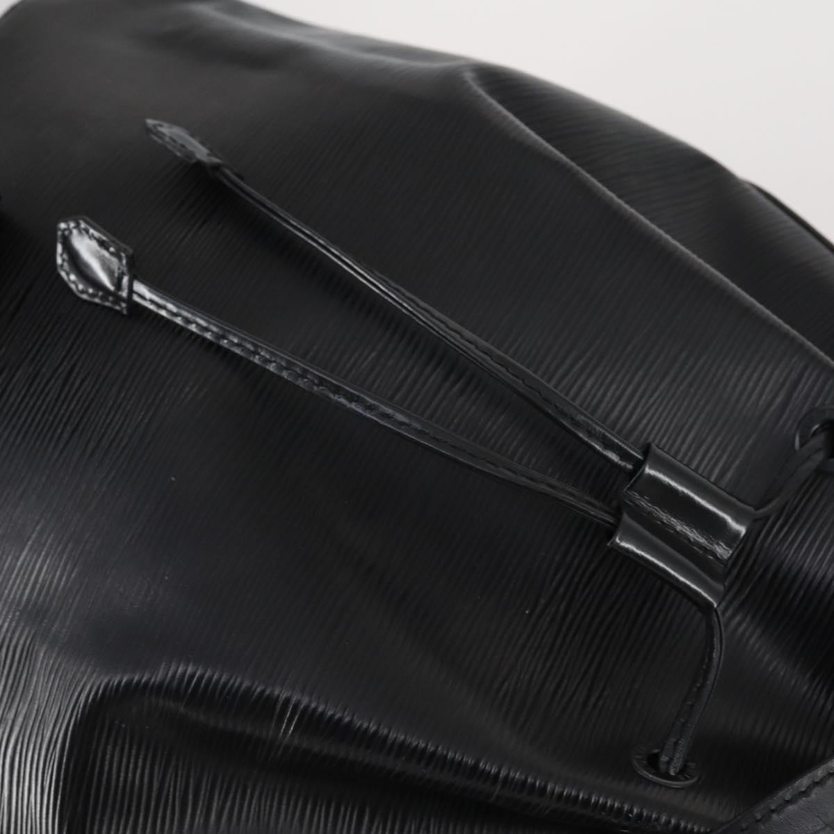 LOUIS VUITTON Epi Sac A Dos Shoulder Bag Black M80153 LV Auth BA6413