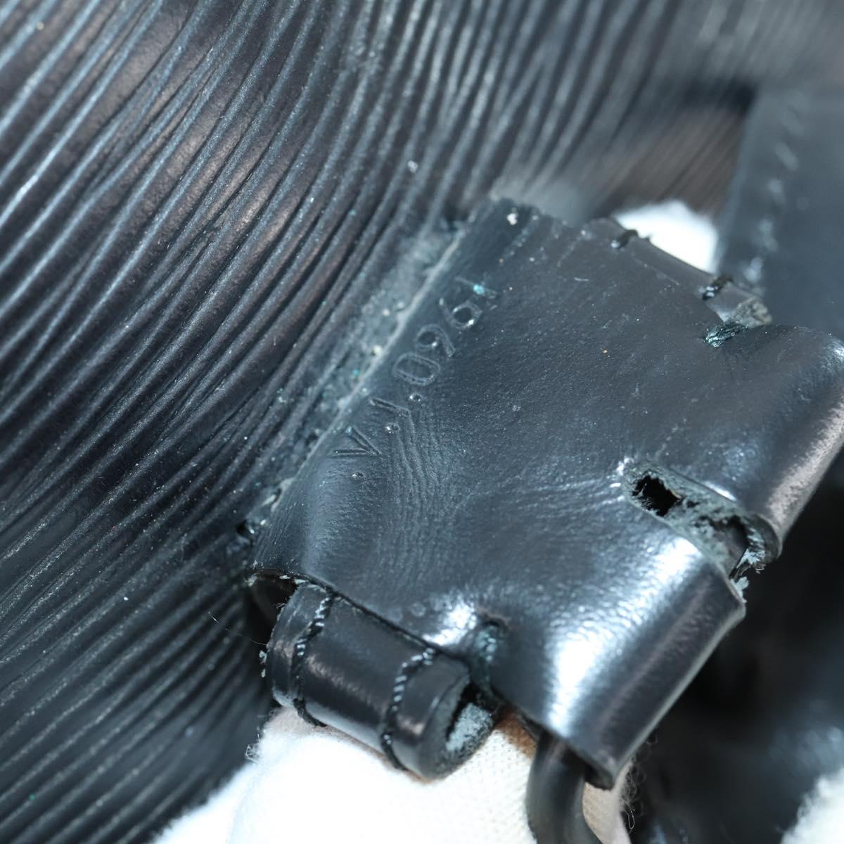 LOUIS VUITTON Epi Sac A Dos Shoulder Bag Black M80153 LV Auth BA6413