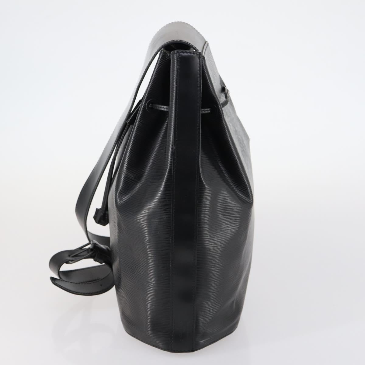 LOUIS VUITTON Epi Sac A Dos Shoulder Bag Black M80153 LV Auth BA6413