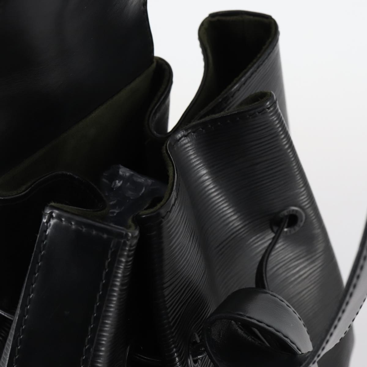 LOUIS VUITTON Epi Sac A Dos Shoulder Bag Black M80153 LV Auth BA6413