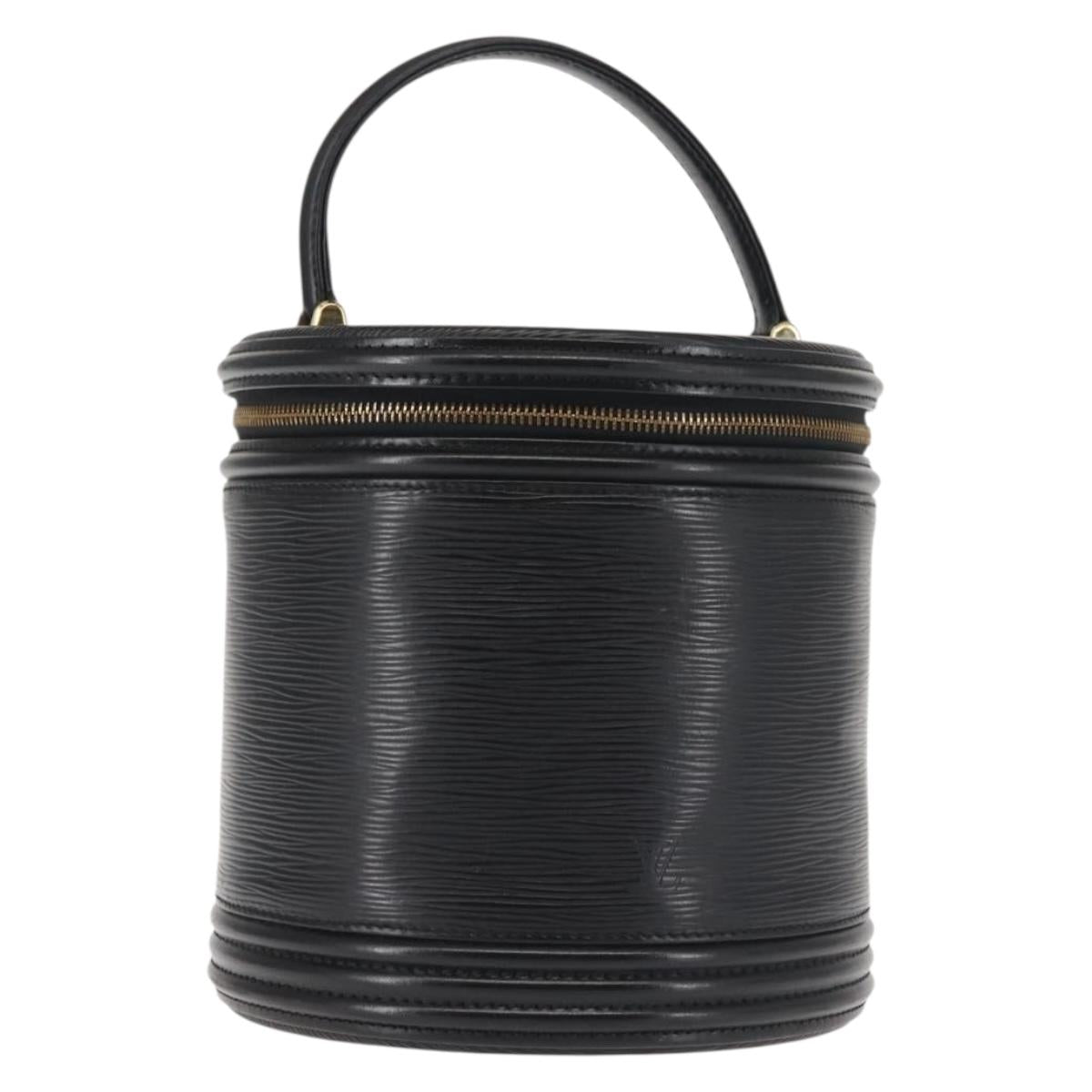 LOUIS VUITTON Epi Cannes Hand Bag Black M48032 LV Auth BA6417