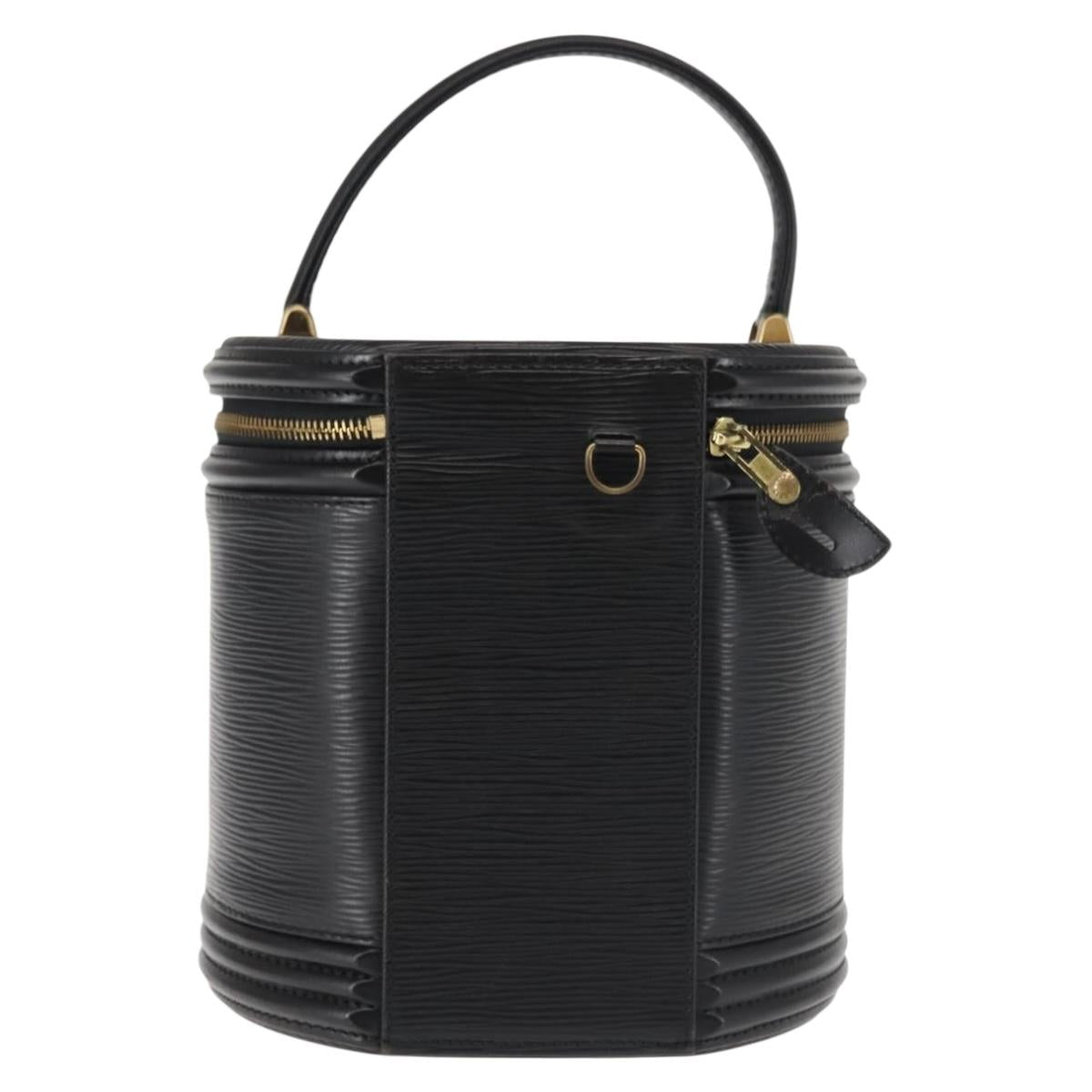 LOUIS VUITTON Epi Cannes Hand Bag Black M48032 LV Auth BA6417