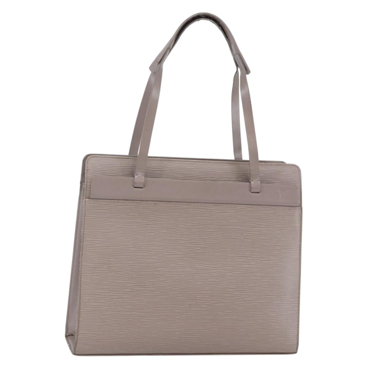 LOUIS VUITTON Epi Croisette PM Tote Bag Lilac M5249B LV Auth BA6418