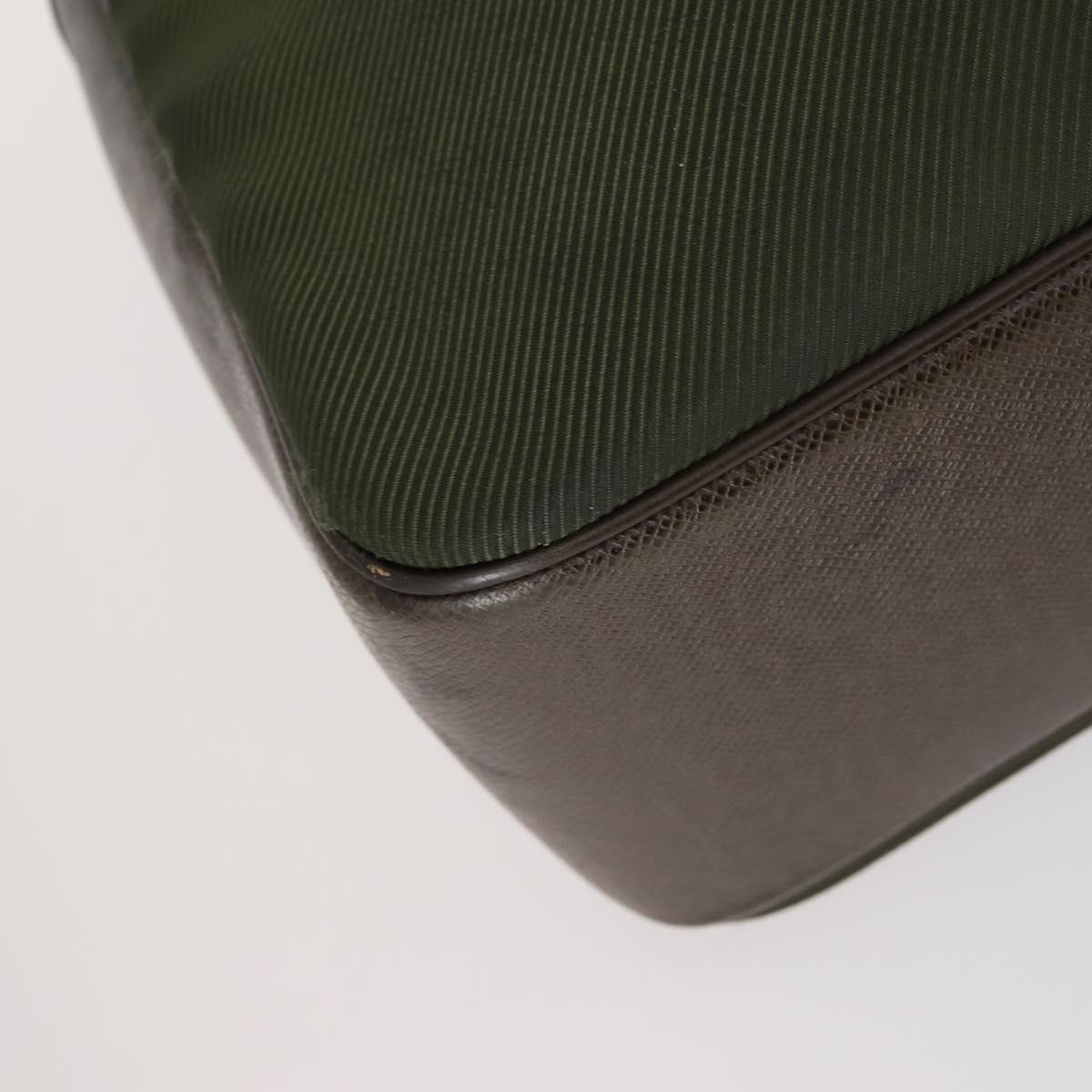 LOUIS VUITTON Taiga Thai Meal Shoulder Bag Khaki M30868 LV Auth BA6419