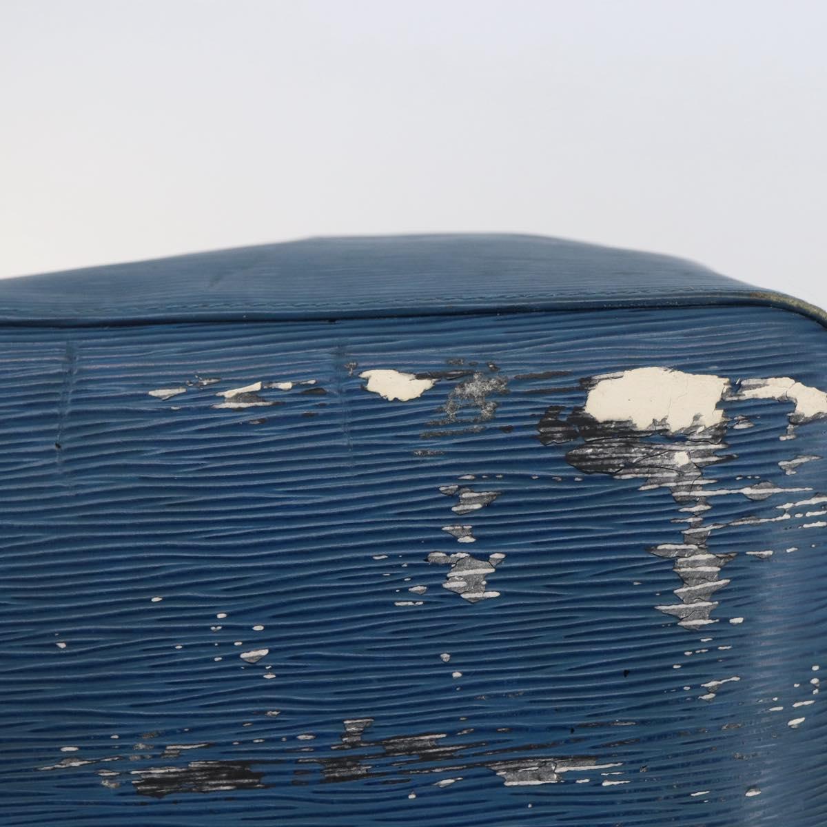 LOUIS VUITTON Epi Petit Noe Shoulder Bag Blue M44105 LV Auth BA6420