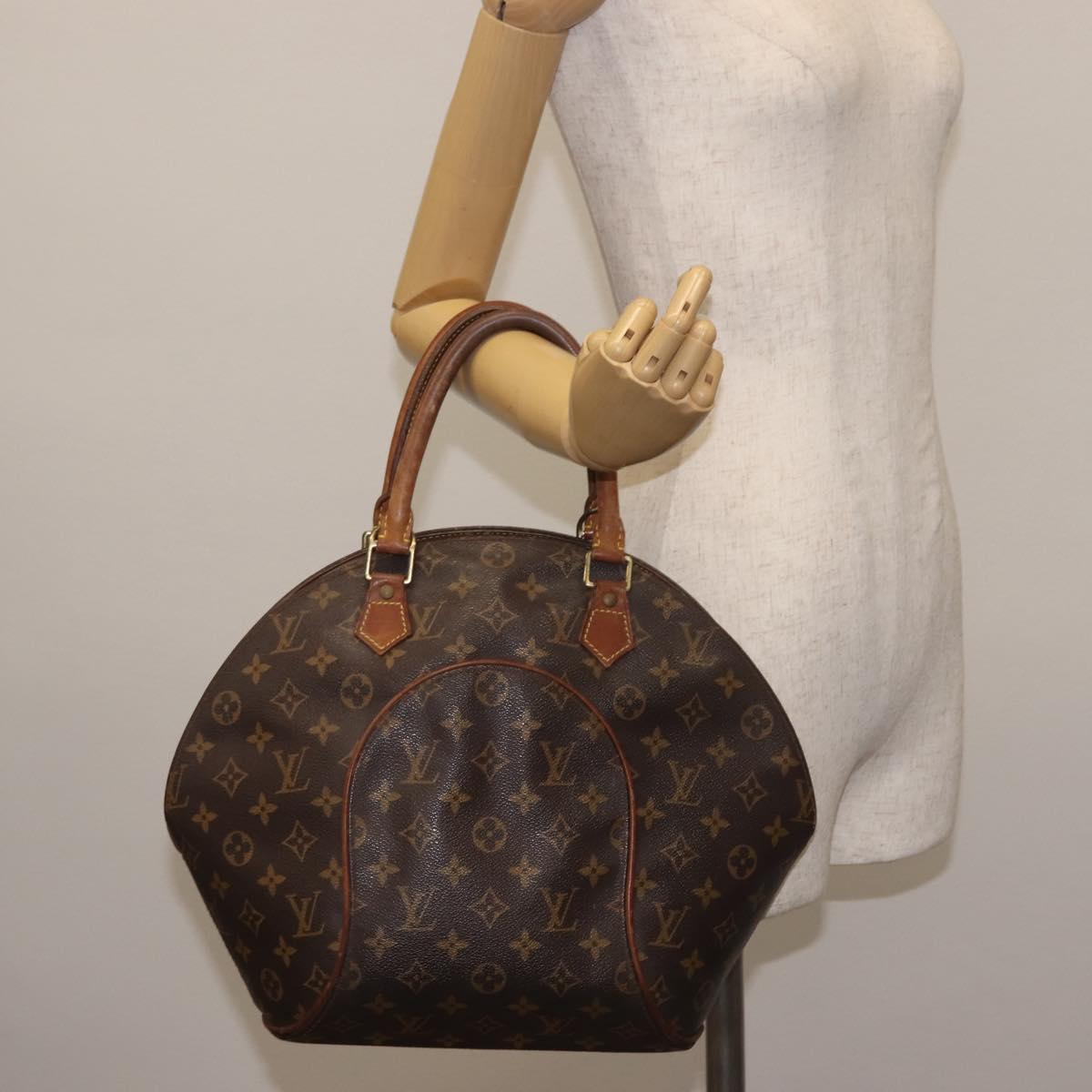 LOUIS VUITTON Monogram Ellipse MM Hand Bag M51126 LV Auth BA6422