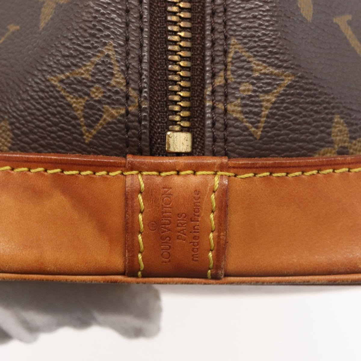 LOUIS VUITTON Monogram Alma Hand Bag M51130 LV Auth BA6423