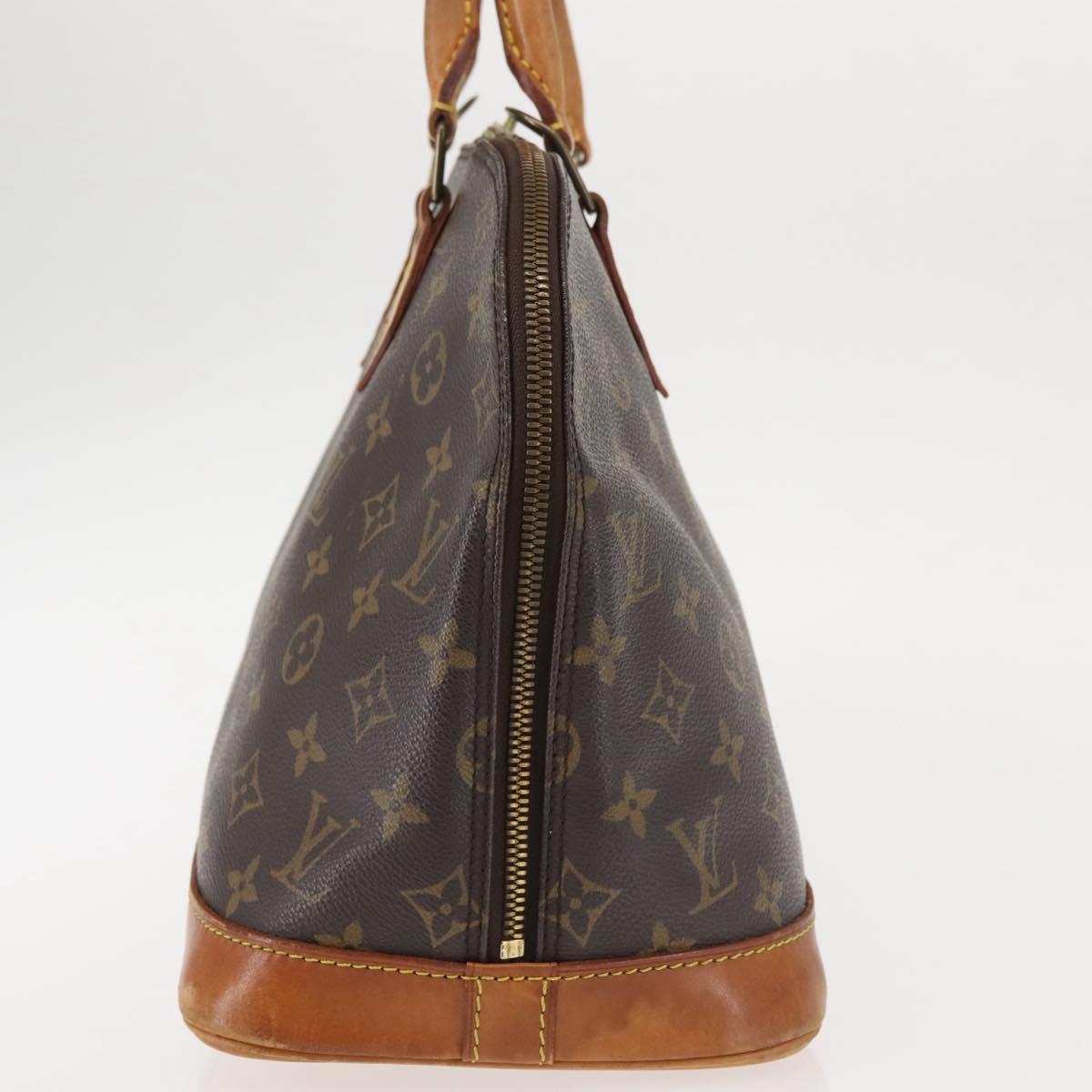 LOUIS VUITTON Monogram Alma Hand Bag M51130 LV Auth BA6423